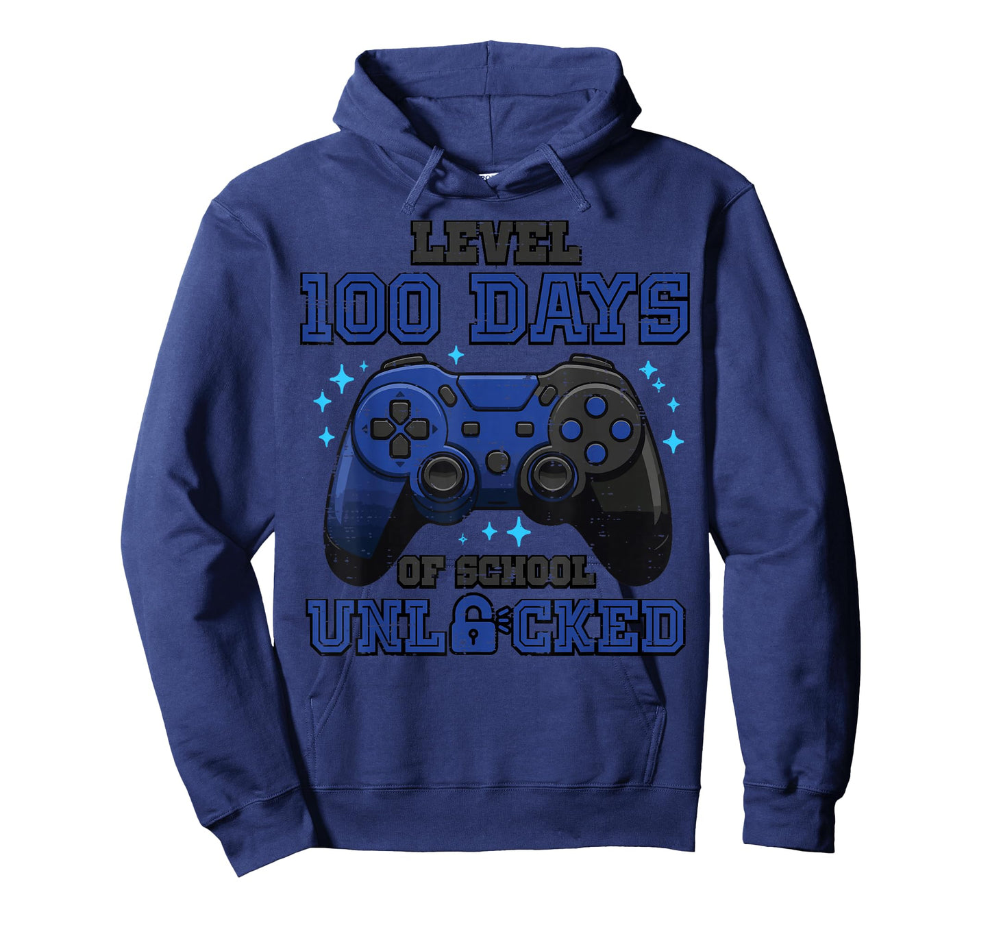 Level 100 Days of School Unlocked Gamer 100th Day Boys Kids T-Shirt