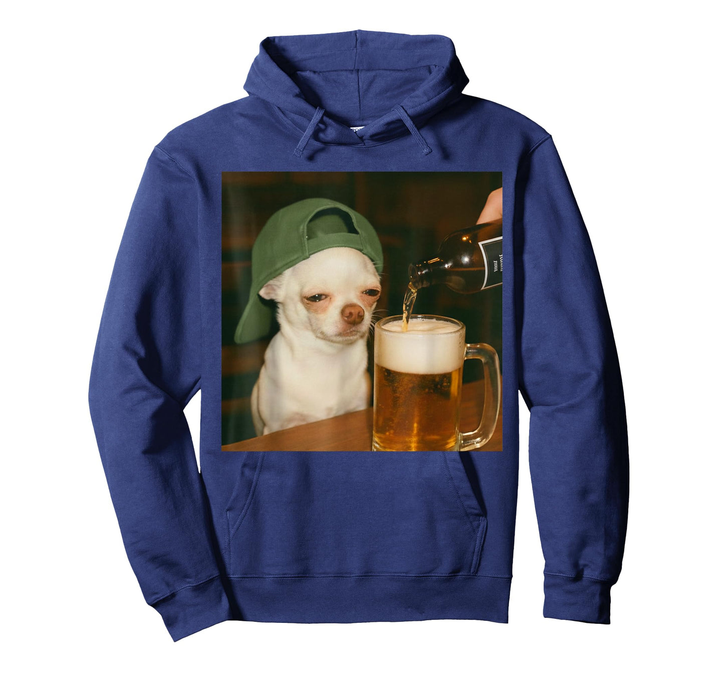 Chihuahua Beer Funny Meme Dog Reaction Humor Dog Meme T-Shirt