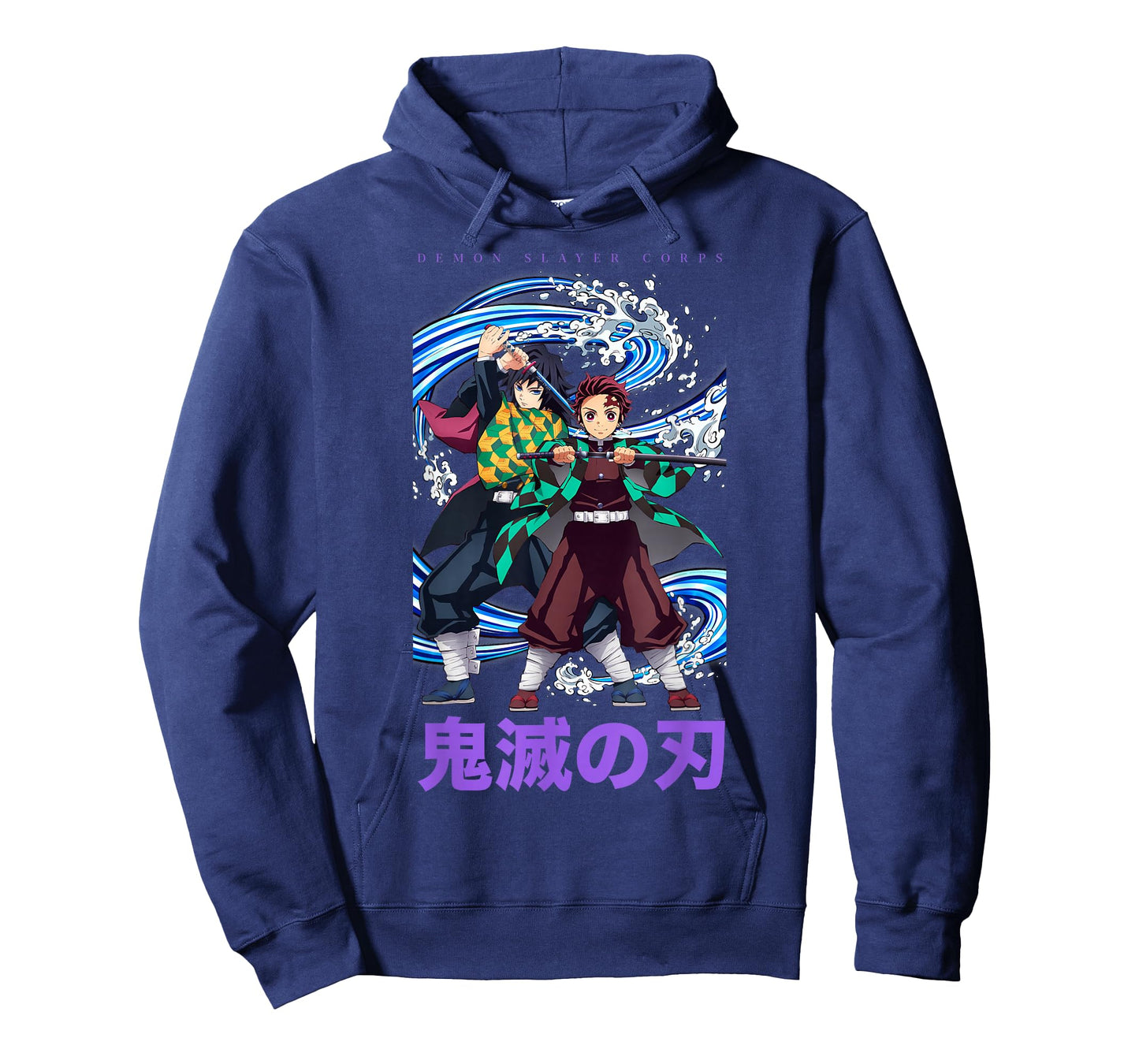 Demon Slayer: Infinity Castle Tanjiro Giyu Wave Power T-Shirt