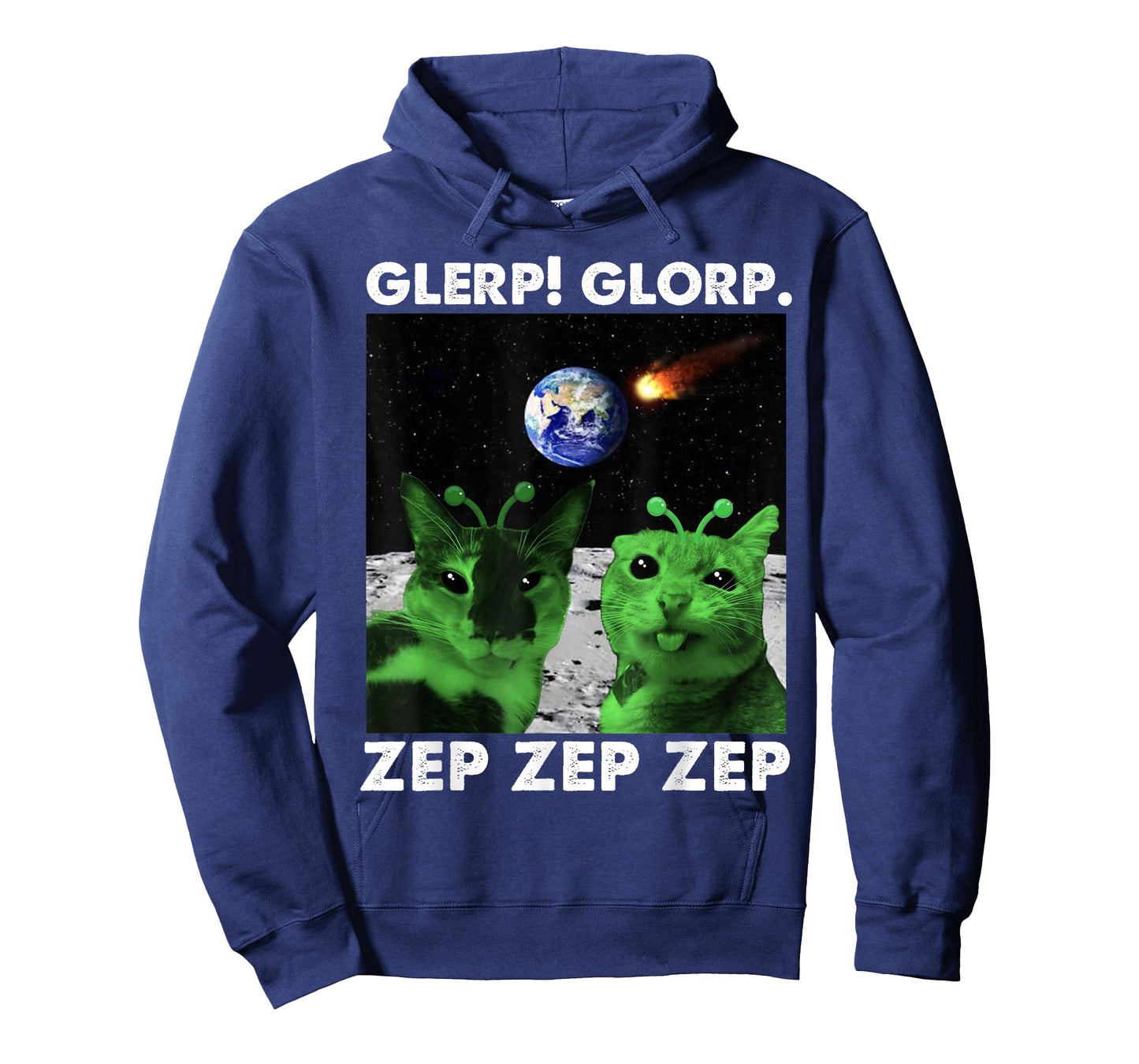 Gnarp Cat Silly Alien Cat Meme Brainrot Meme Funny Silly Cat T-Shirt
