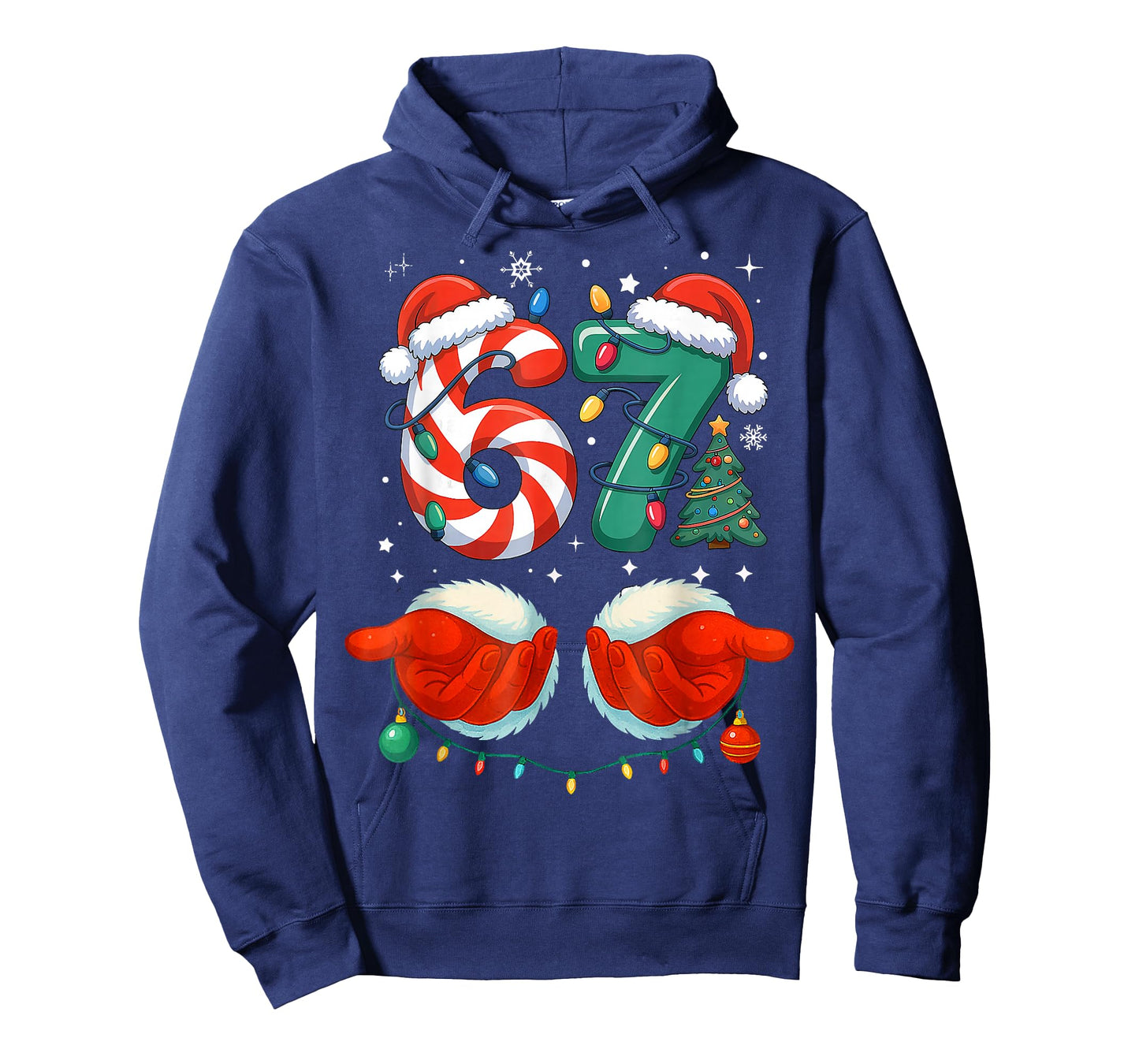 Six Seven 6 7 67 Christmas Funny T-Shirt