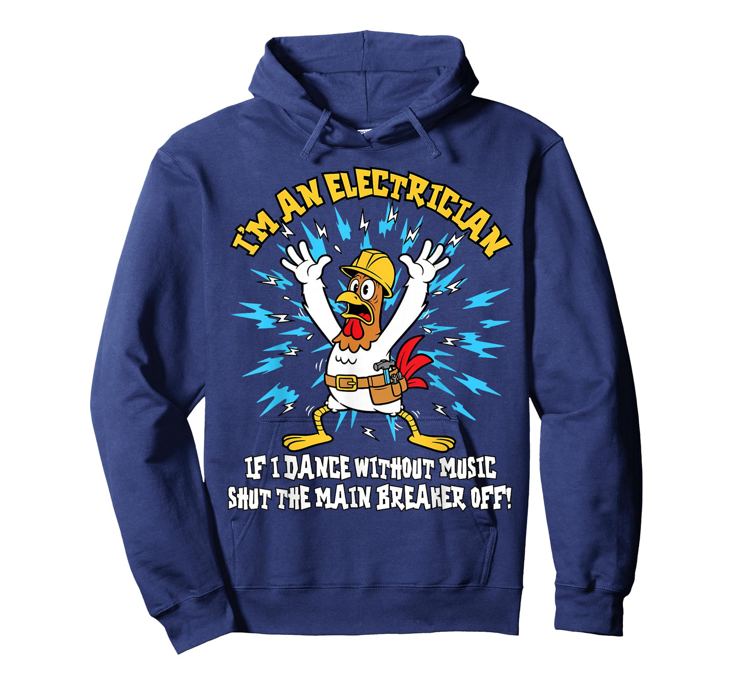 Funny Electrician Meme Dance Without Music Lineman Chicken T-Shirt
