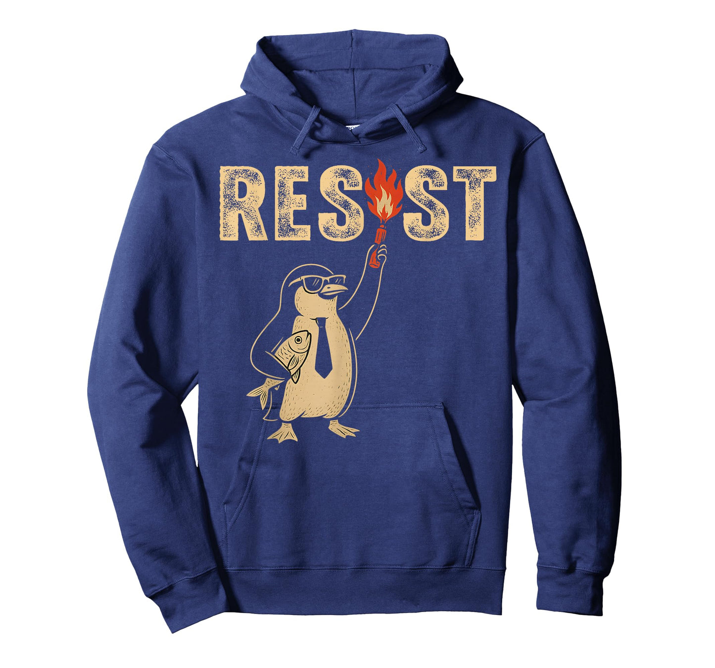 Funny Penguin Protest Against Tariffs Political Humor T-Shirt
