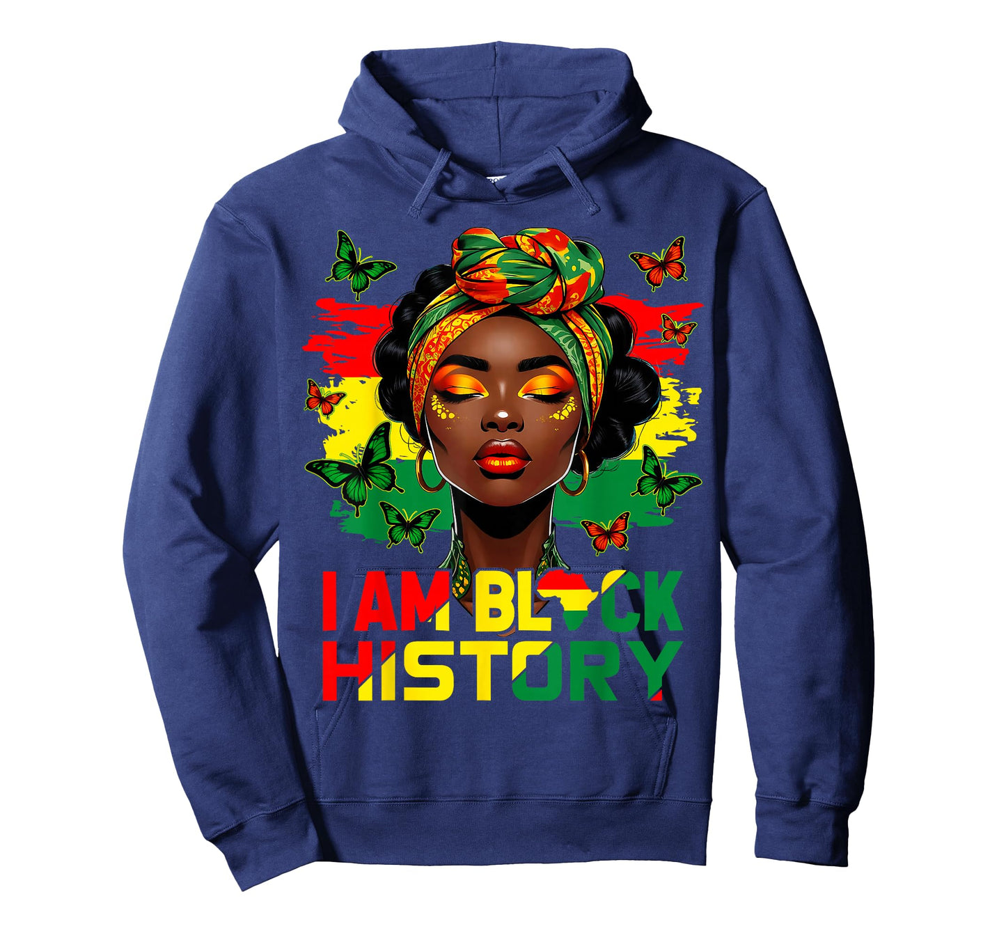 I Am Black History Melanin African American Women Girl T-Shirt