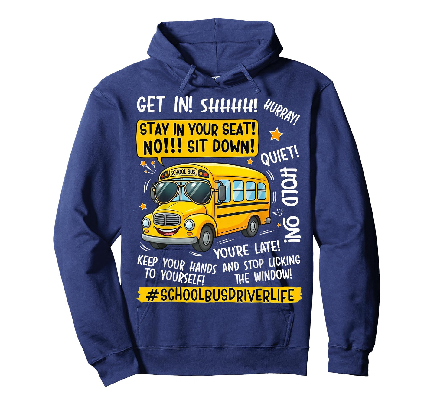 Funny School Bus Driver Life Last Day of School Teacher Kids T-Shirt