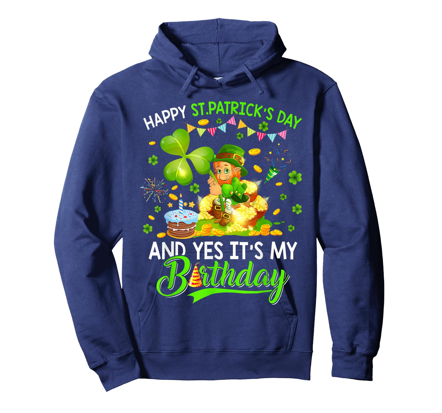 Happy St Patricks Day Birthday Shamrock Dab Bday Party Kids T-Shirt