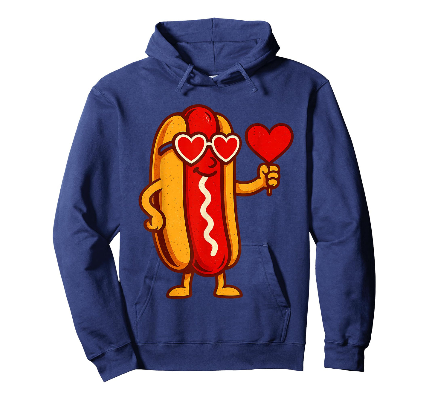 Heart Hot Dog Cute Sausage Bun Valentines Day Food Lover T-Shirt