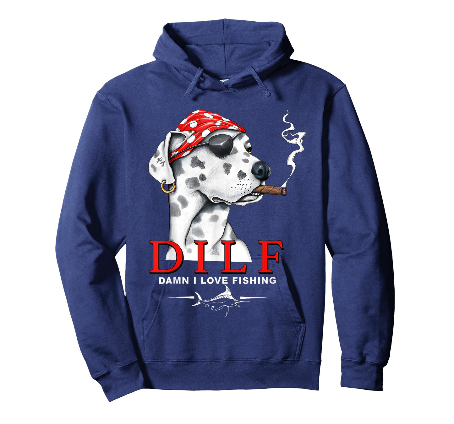 Dog DILF Damn I Love Fishing T-Shirt