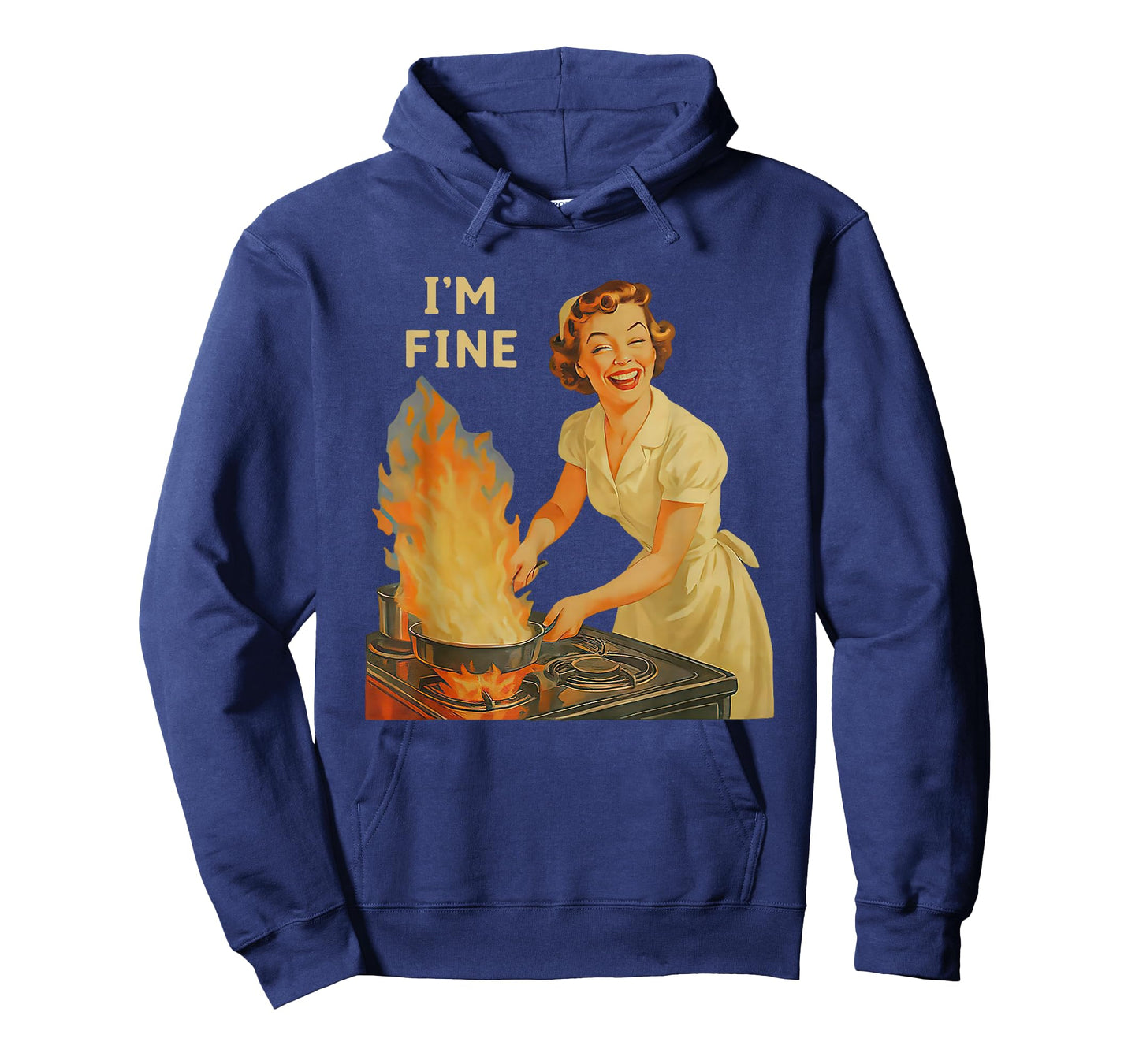 I'm fine Funny Housewife T-Shirt