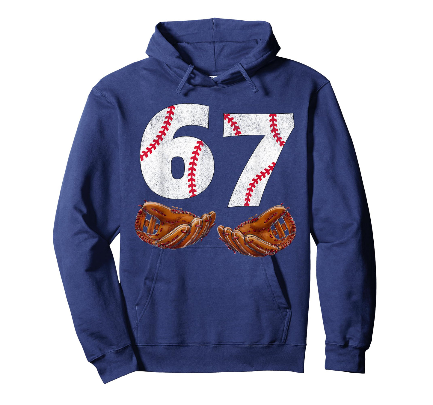 67 Trend Baseball Glove Number Style T-Shirt