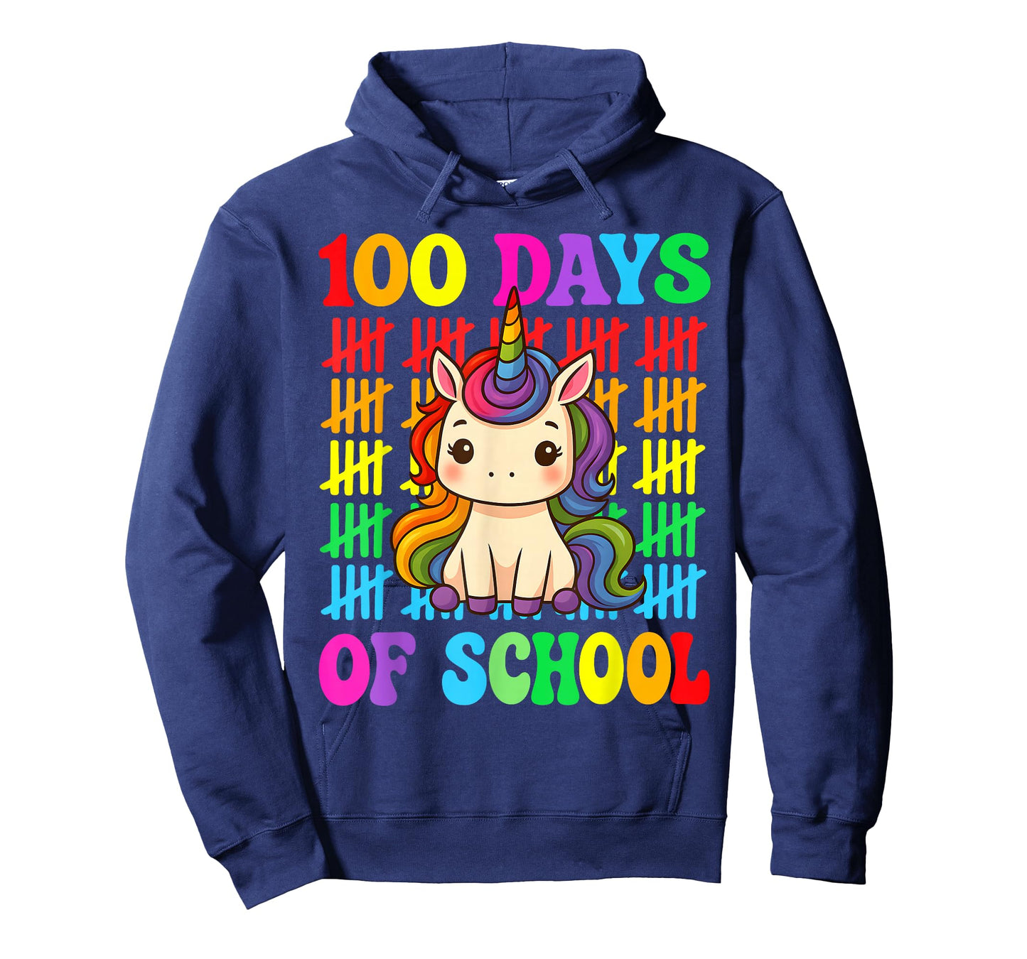 100 Days of School Unicorn Girls Teacher 100th Day of School T-Shirt
