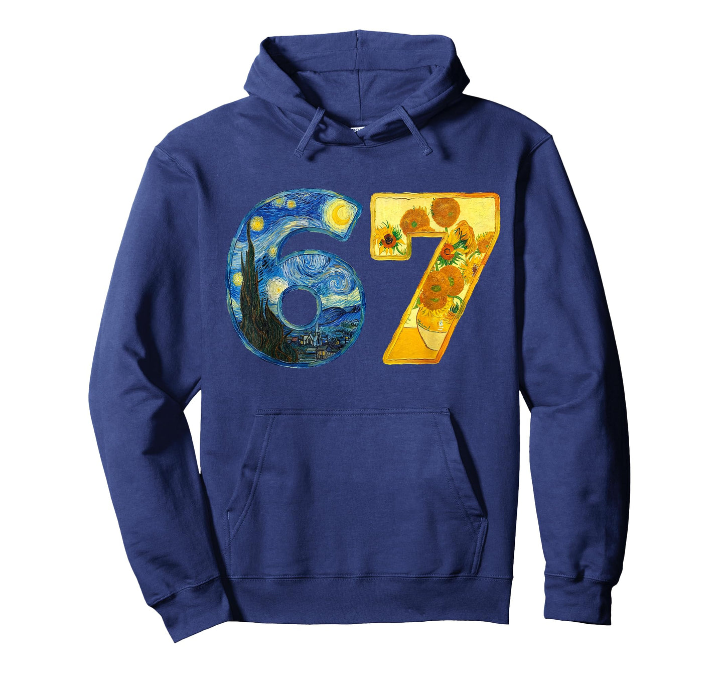Van Gogh Art 67 Six Seven Starry Night Sunflowers Painter T-Shirt