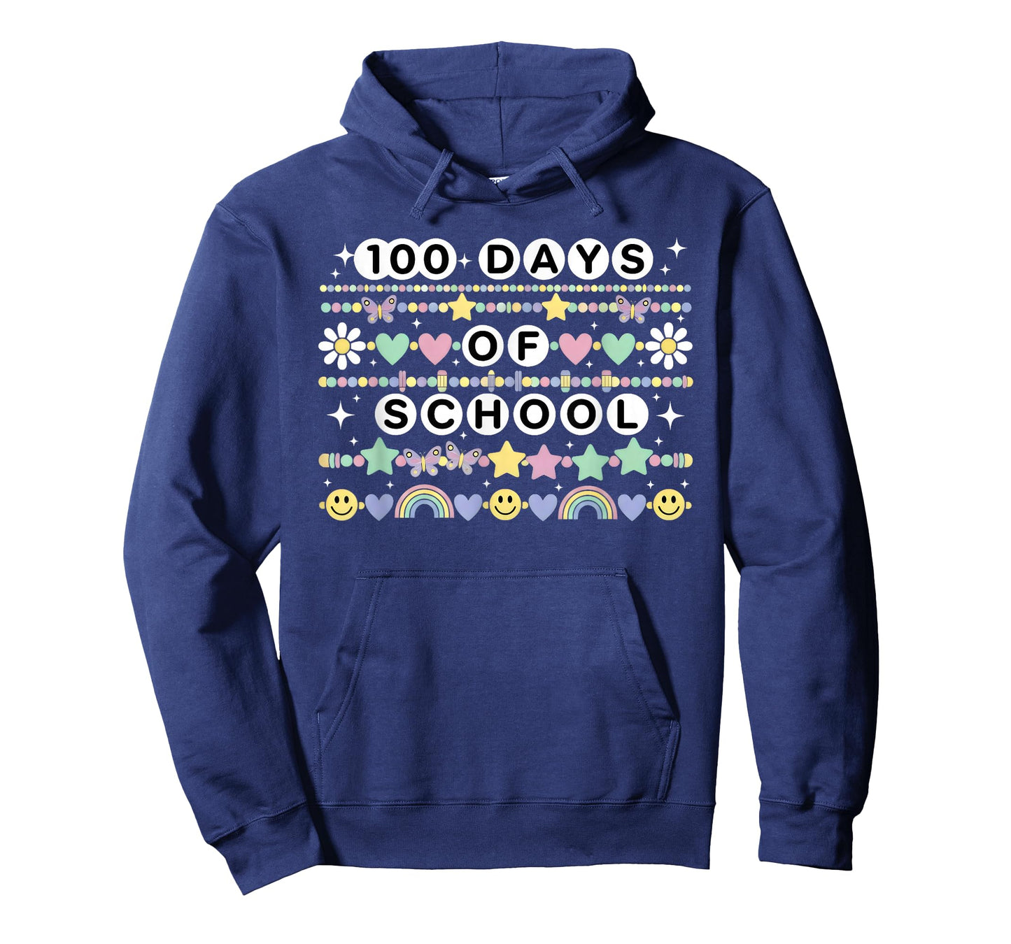 100 Days of School Friendship Bracelets Girls Kids Students T-Shirt