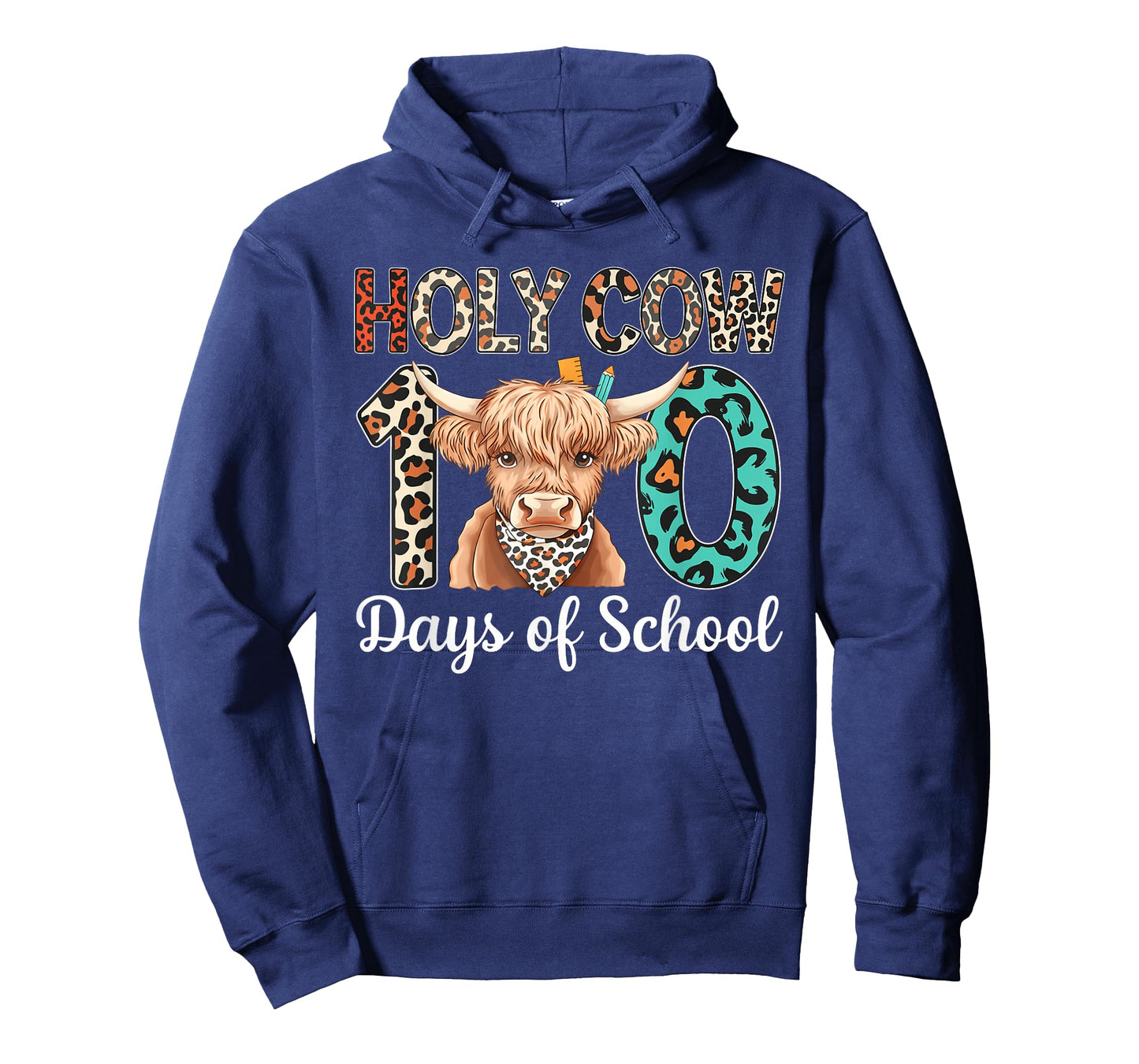 Holy Cow 100 Days of School 100th Day Smarter Teacher Kids T-Shirt