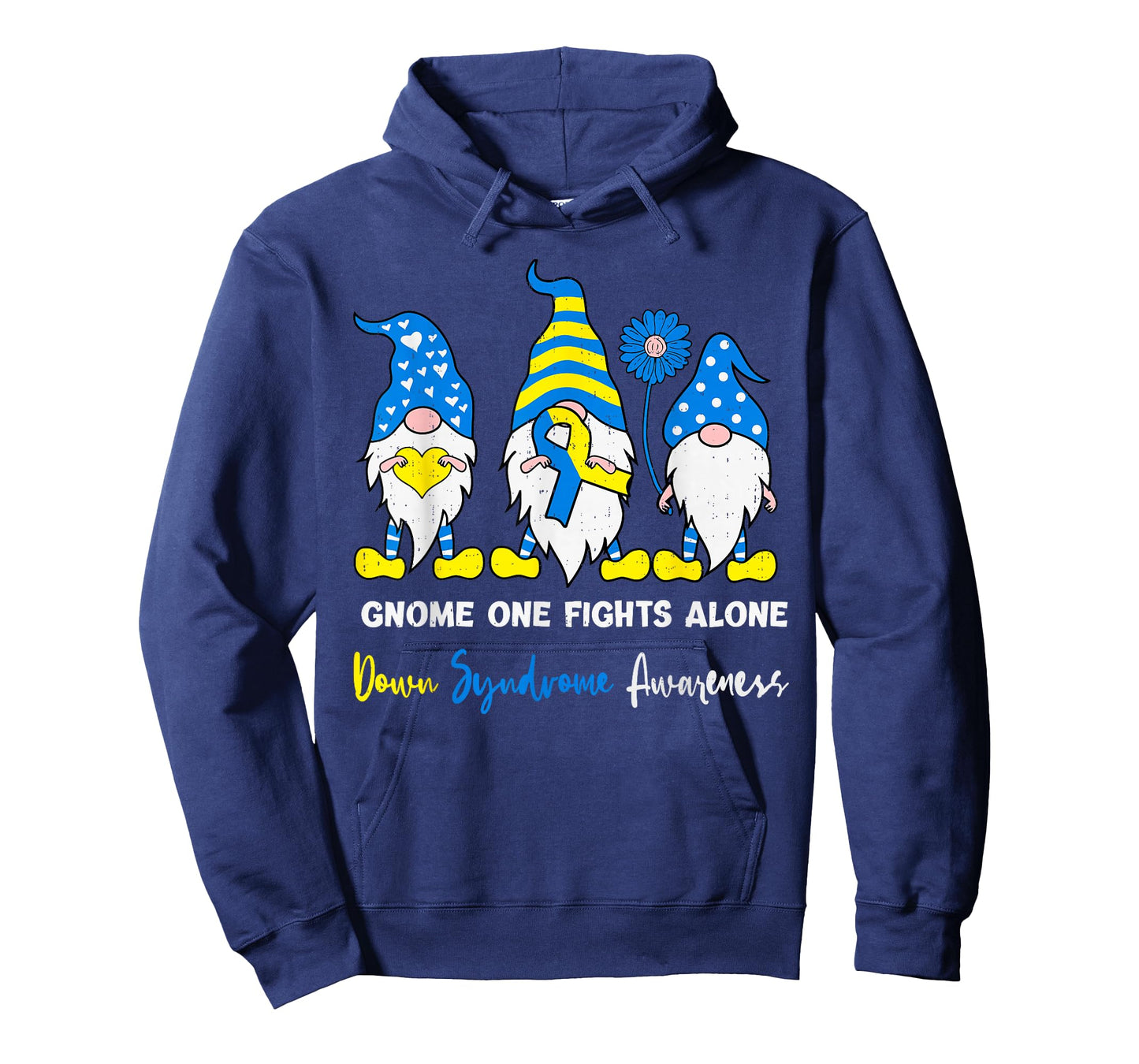 Gnome Down Syndrome Awareness T21 Trisomy 21 Men Women Kids T-Shirt