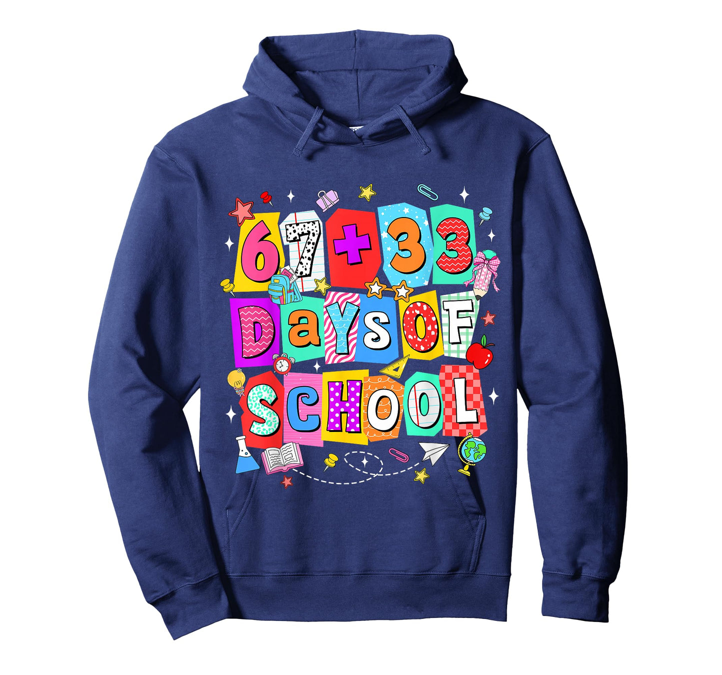 Happy 67 33 Days of School 100th Day of School Teachers Kids T-Shirt