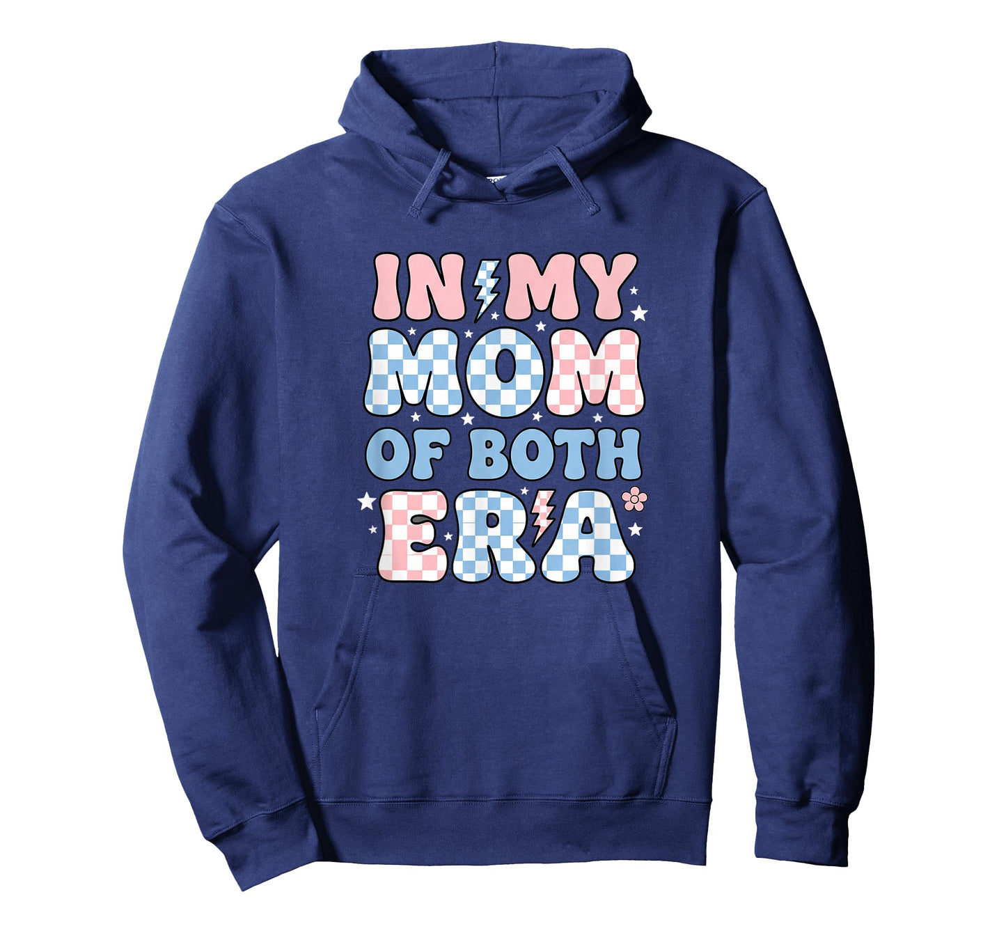 in My Mom of Both Era Mom Retro Mama of Both Groovy Design T-Shirt