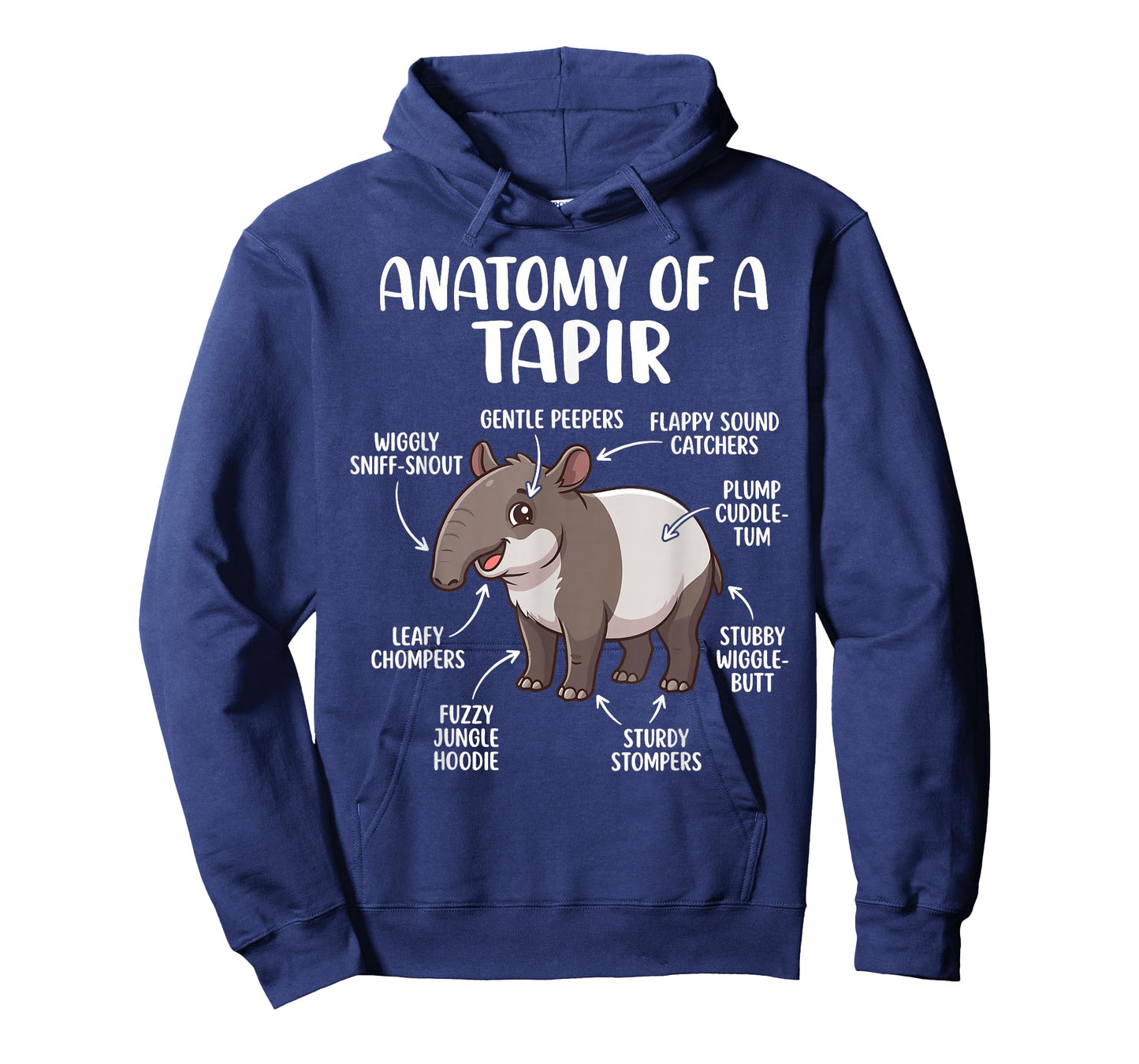Anatomy of Tapir Funny Tapir Lover Costume T-Shirt