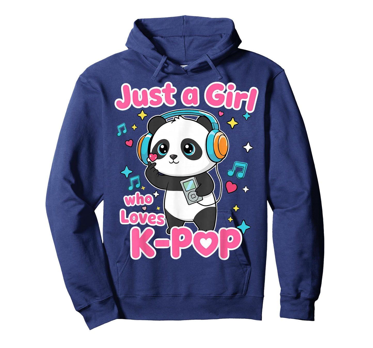 Just A Girl Who Loves K-Pop Cute Panda T-Shirt