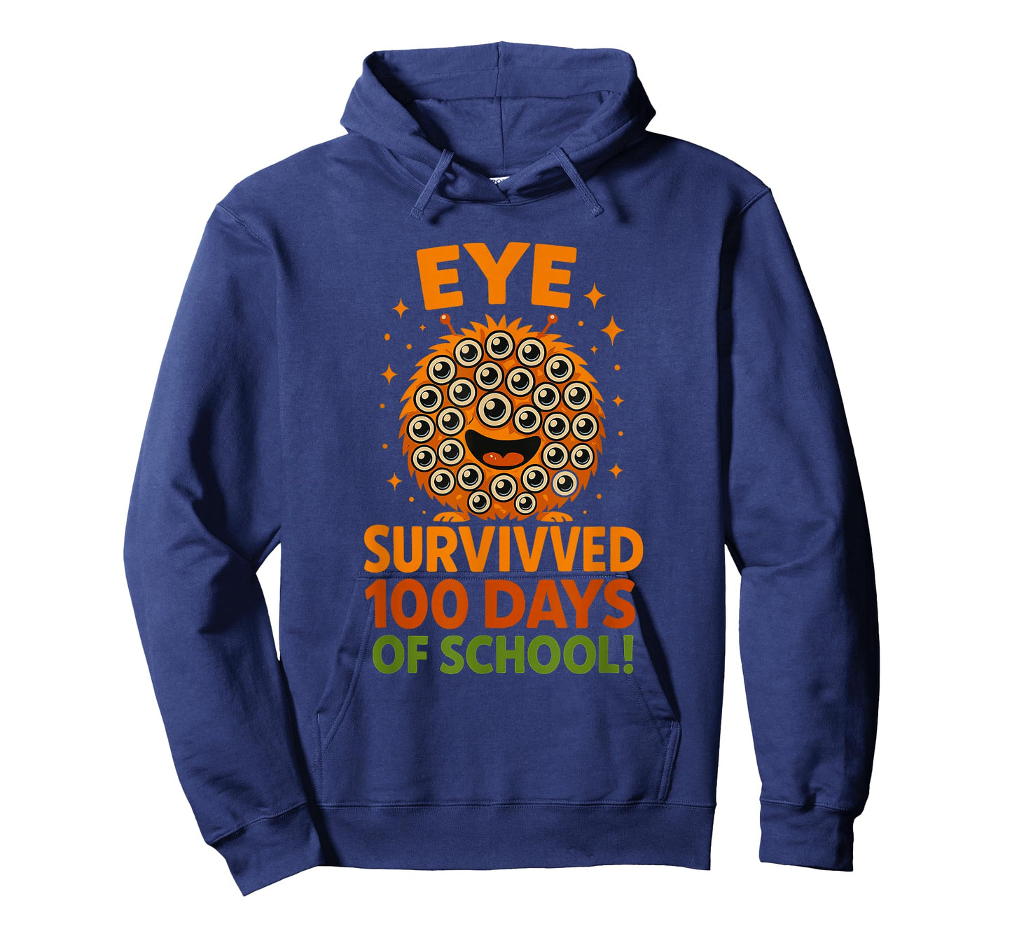 Eye Survived 100 Days of School Gift for Boys and Girls T-Shirt