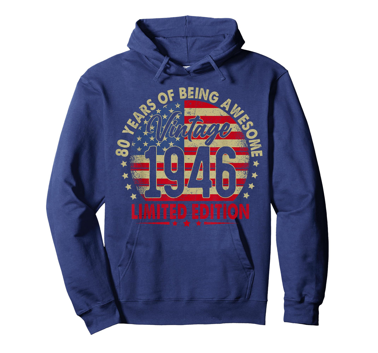 Born in 1946 Limited Edition 80th Birthday 80 Years Old T-Shirt