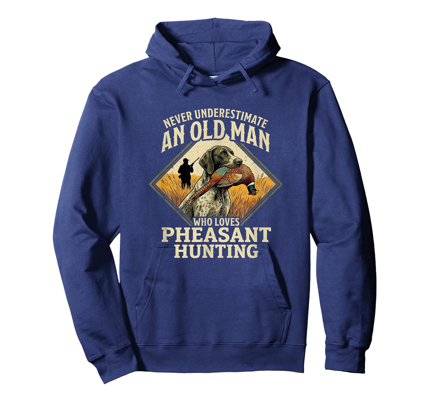 Never Underestimate an Old Man Who Loves Pheasant Hunting T-Shirt