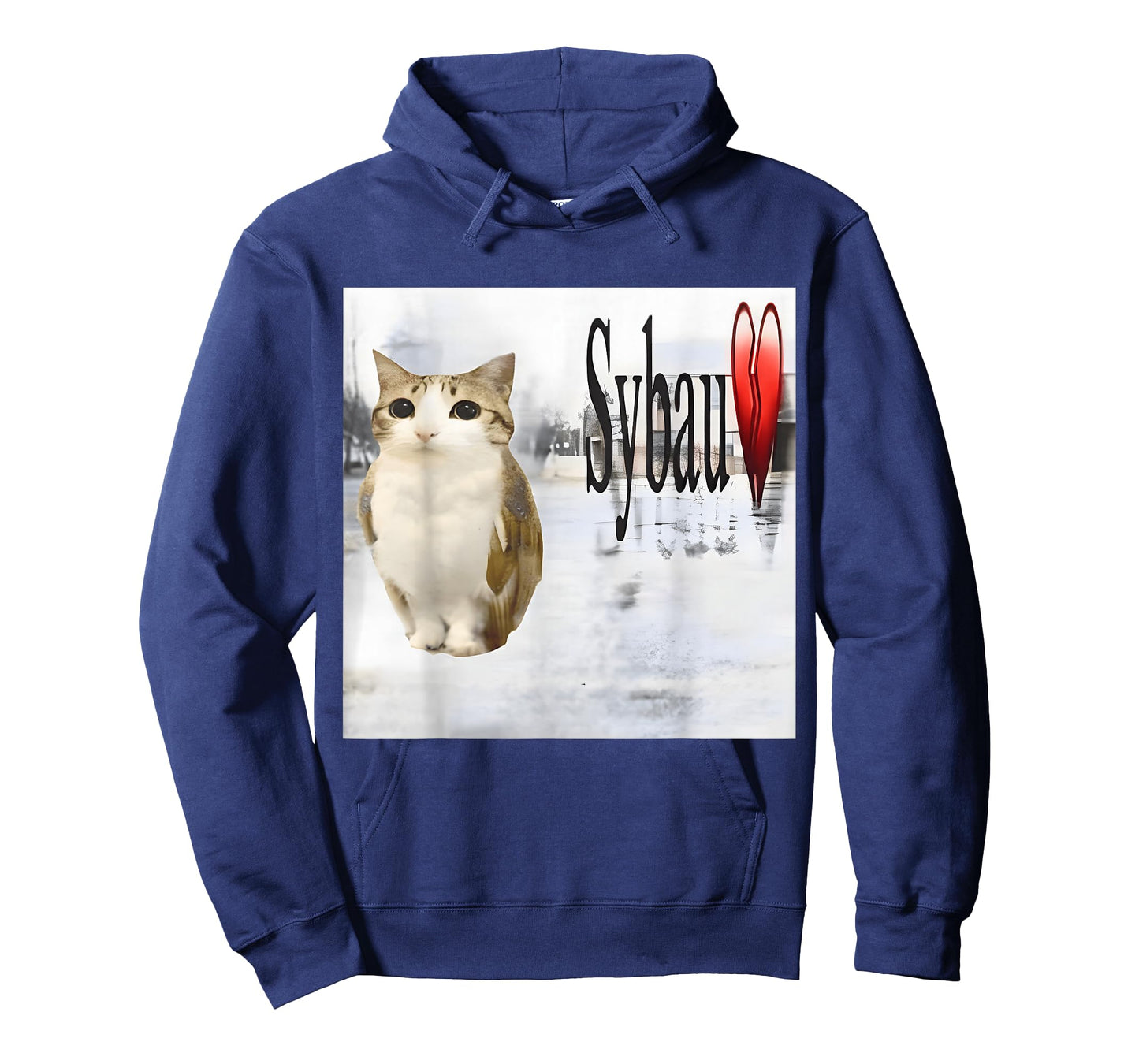 Sybau Cat Owl Silly Meme Stupid Brainrot Meowl Ai Meme T-Shirt
