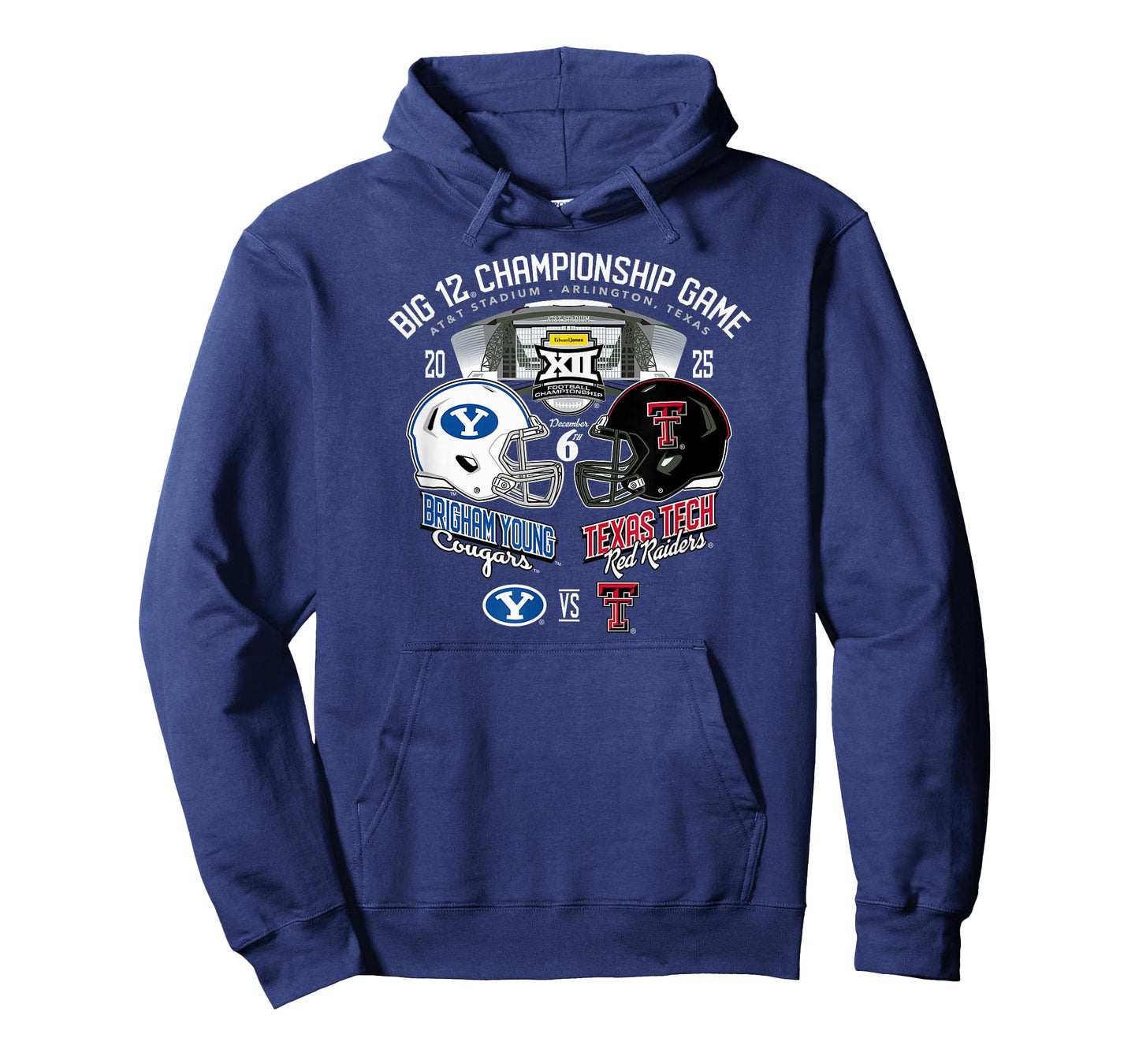 BYU vs Texas Tech Big 12 Championship 2025 Football T-Shirt
