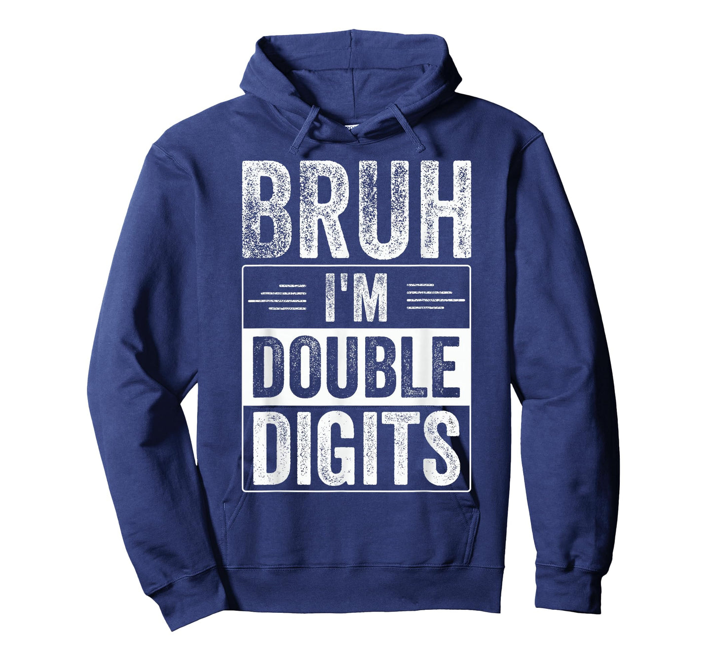 Funny Boy 10th Birthday Bruh I'm Double Digits 10 Year Old T-Shirt