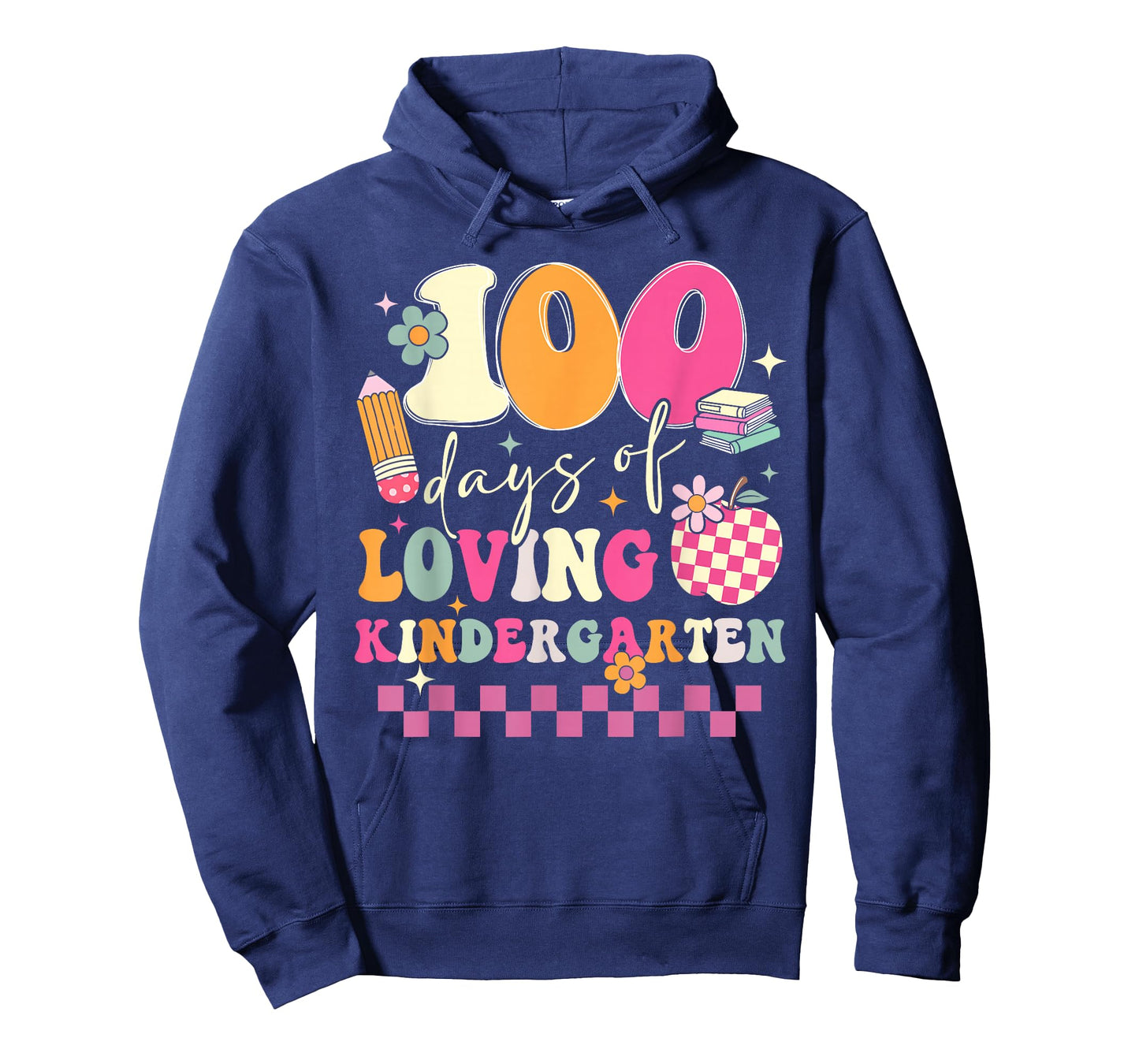 100 Days of Loving Kindergarten 100th Day Teachers Kids T-Shirt