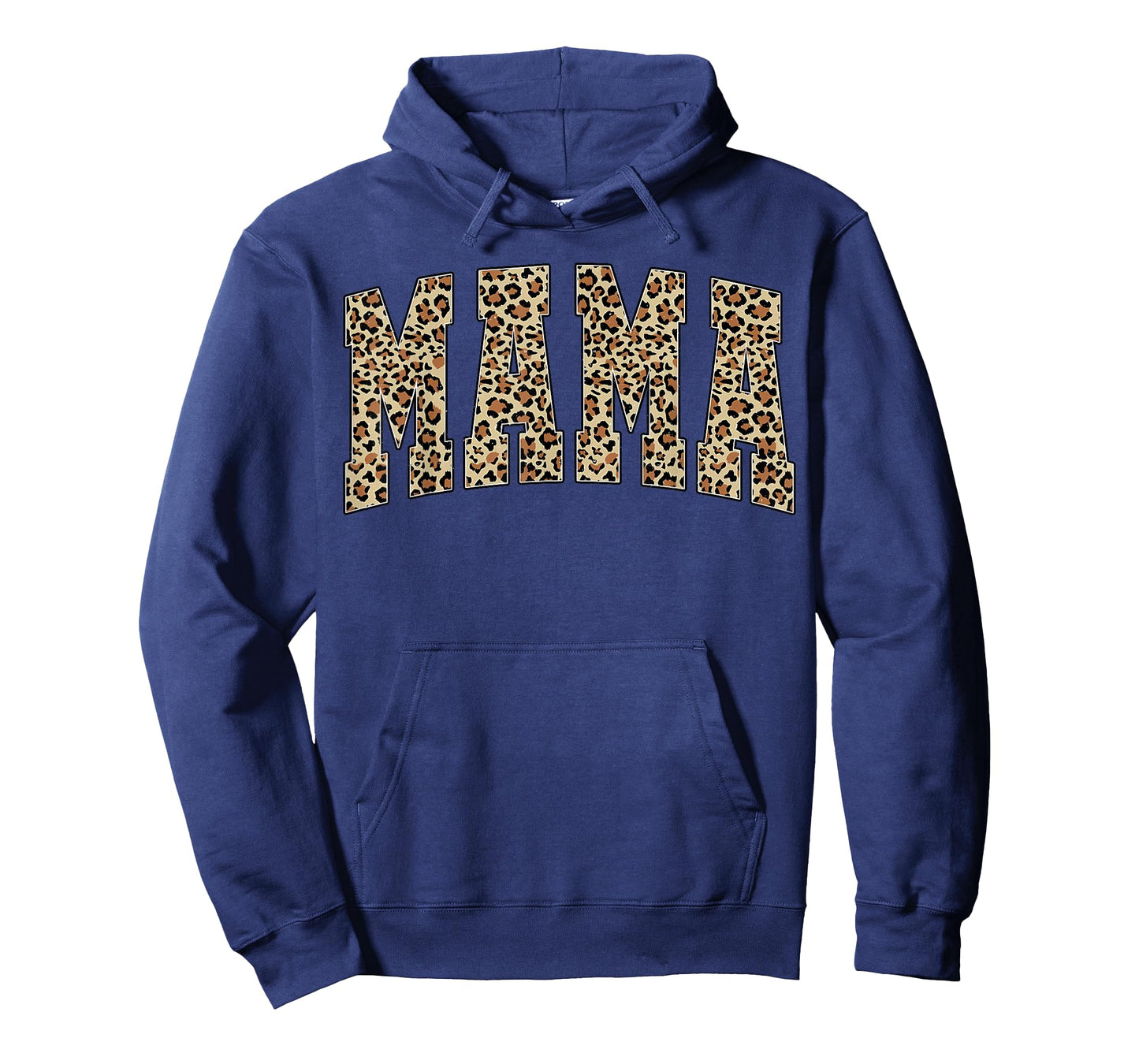 Retro Varsity Mama Mom Leopard Cheetah Mother's Day T-Shirt