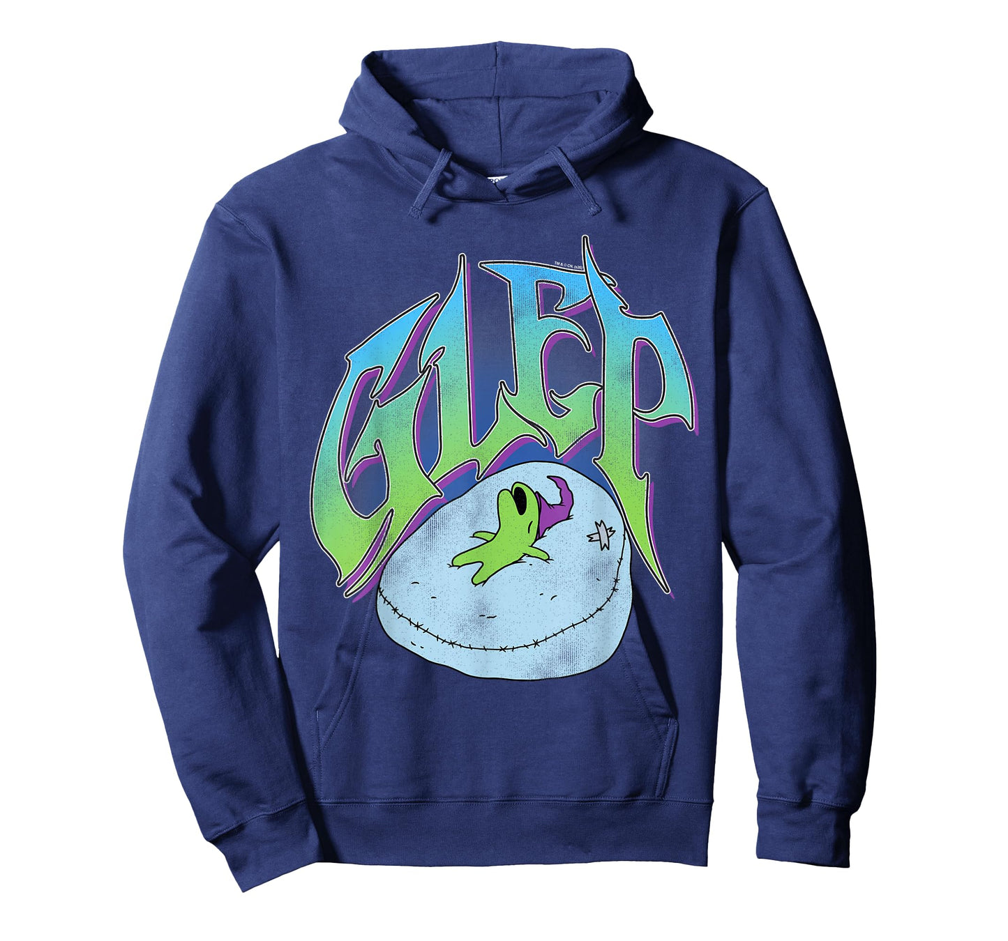 Smiling Friends Napping Glep Colorful Old English Cartoon T-Shirt