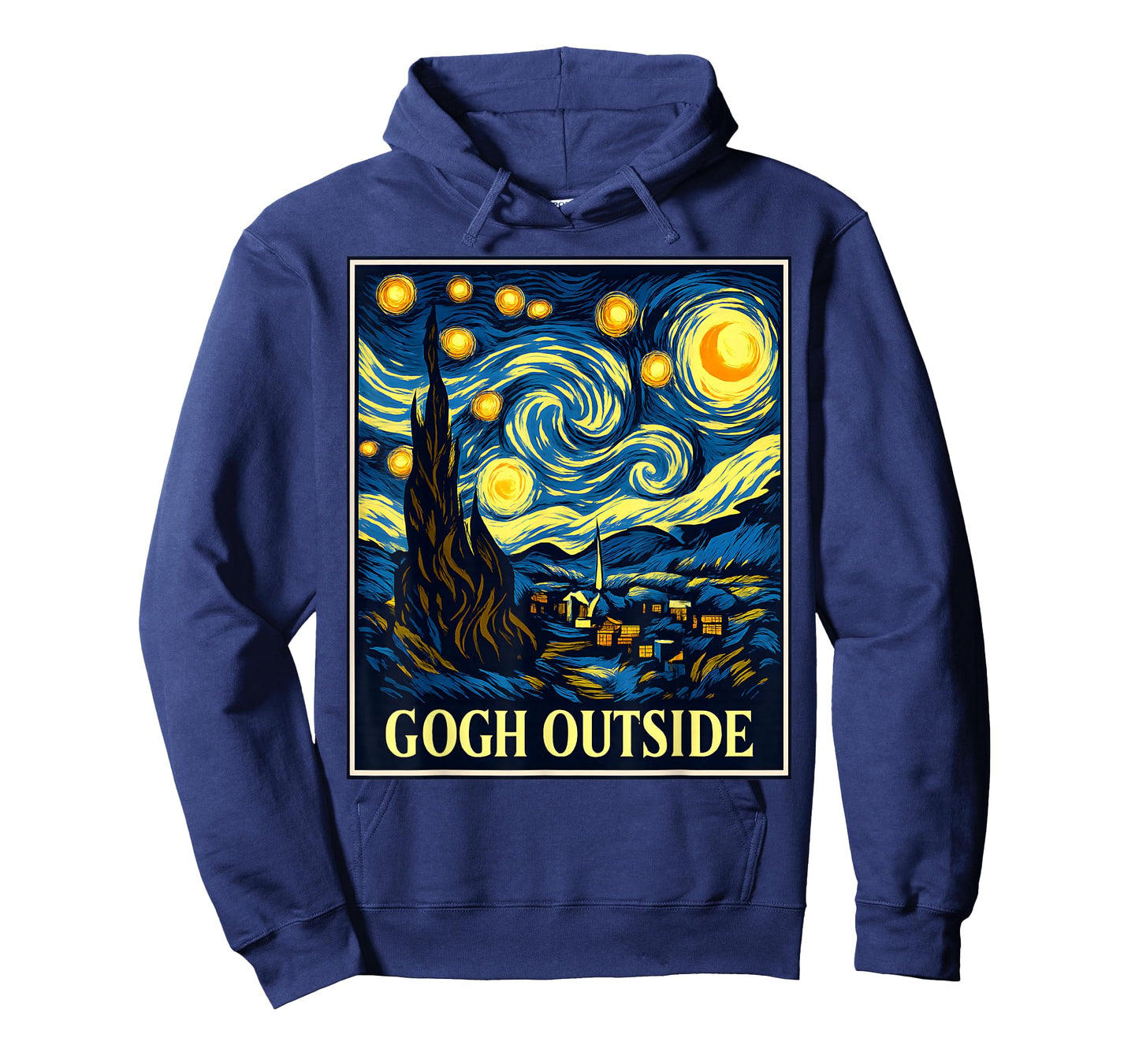 Gogh Outside Starry Starry Night Vincent Van Gogh T-Shirt T-Shirt