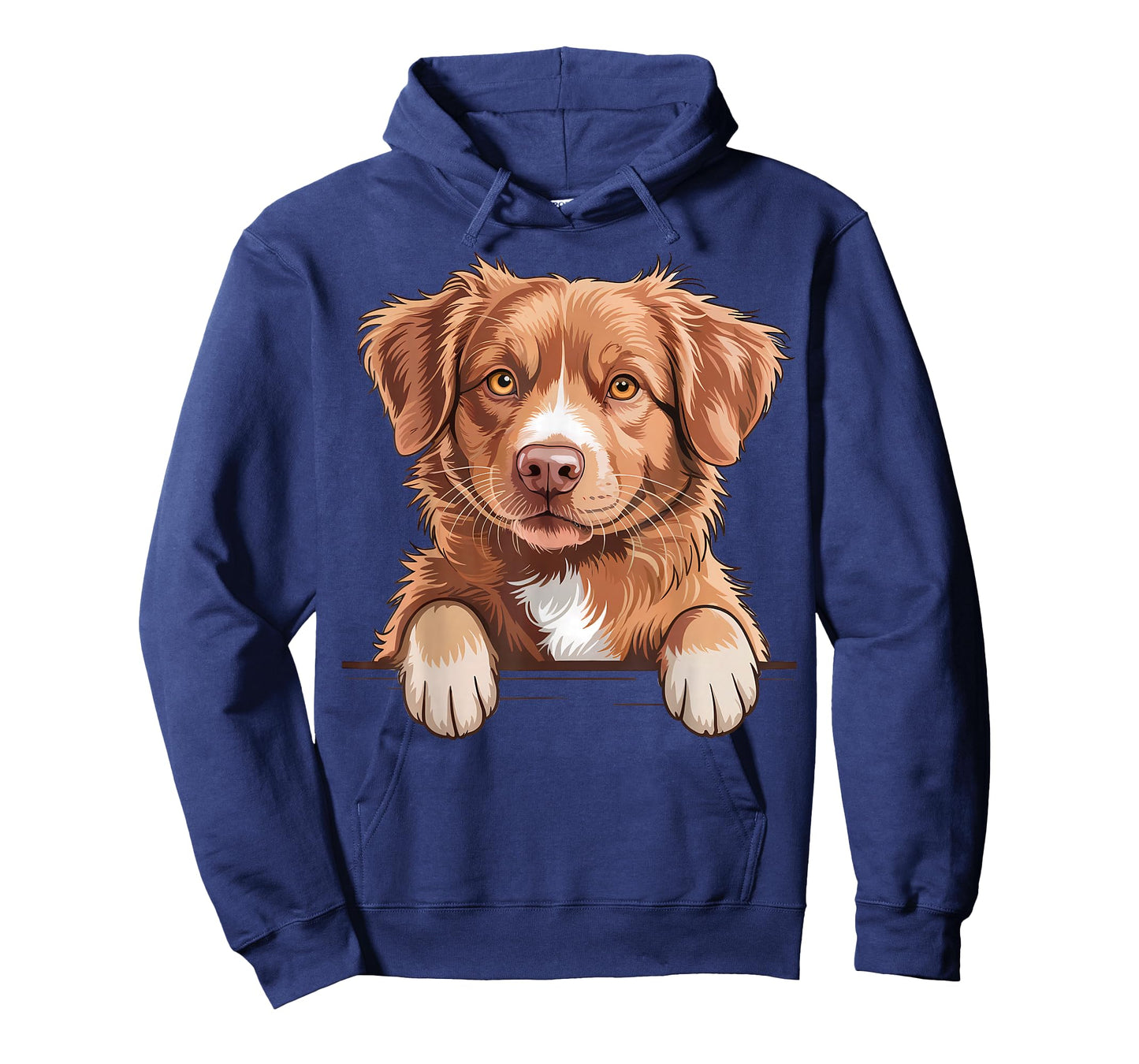 Nova Scotia Duck Tolling Retriever Funny Peeking Toller Dog T-Shirt