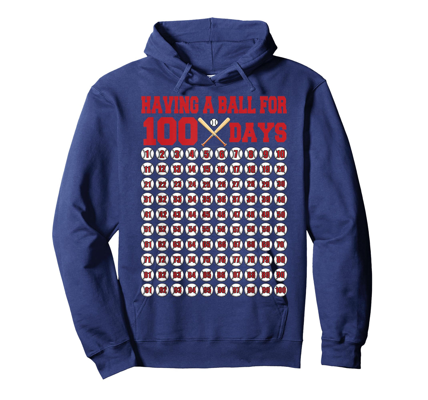 100 Days of School Boys Kids 100th Day of School Baseball T-Shirt