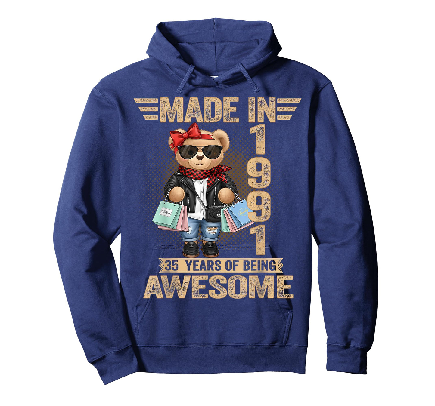 35 Year Old Made in 1991 Teddy Bear 35th Birthday Women Men T-Shirt