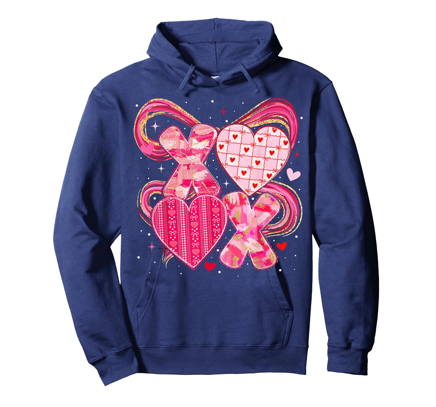 XOXO Valentine Pink Heart Coquette Bow Girl Women Kid T-Shirt