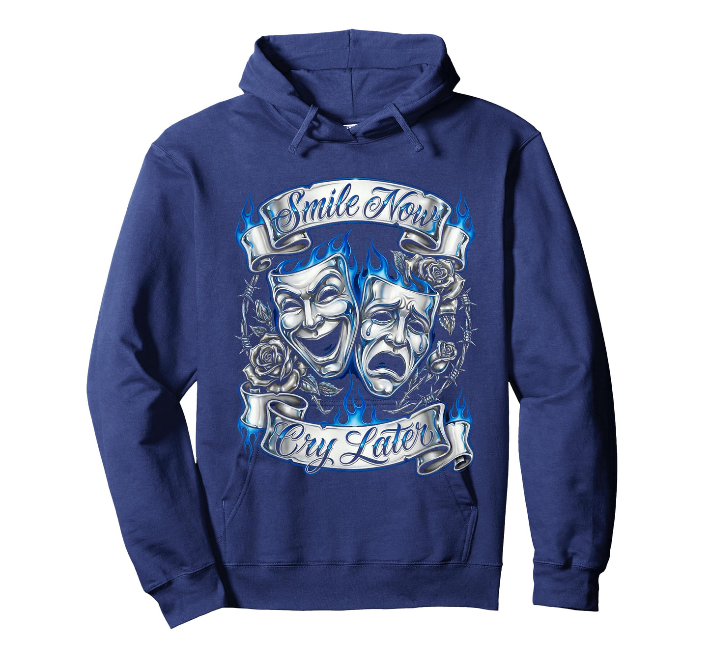 Smile Now Cry Later Chicano Masks Lowrider Art T-Shirt