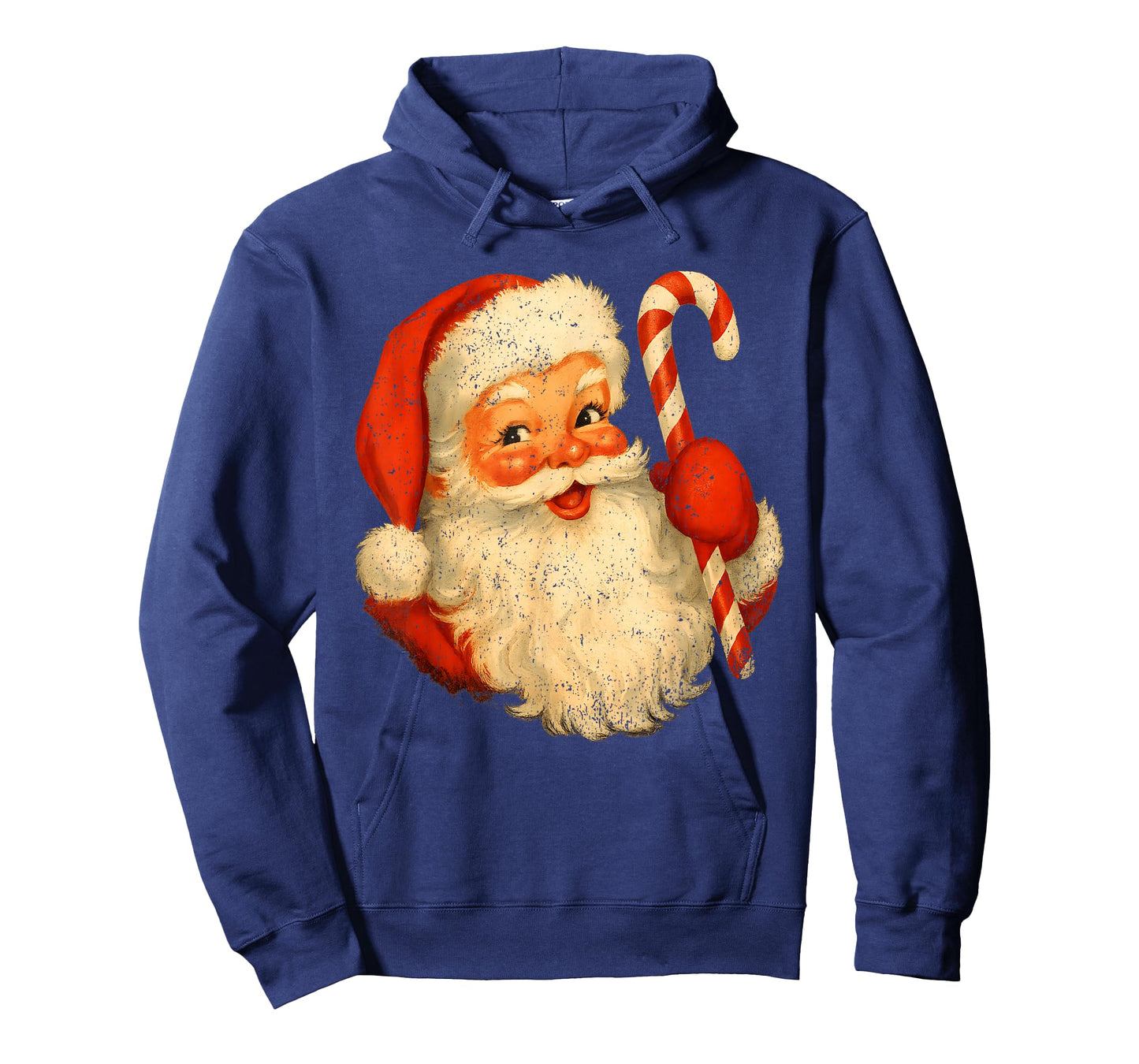 Retro Vintage Christmas Santa Claus Face Funny Old Xmas T-Shirt