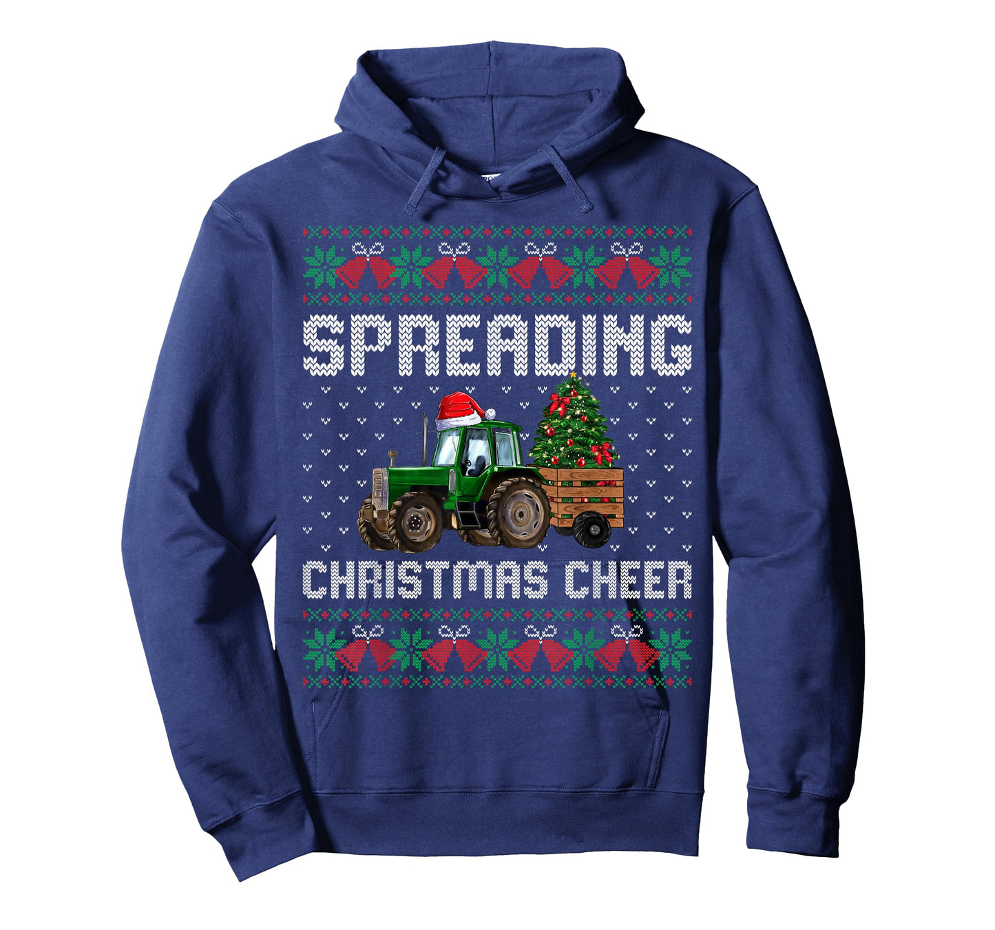 Spreading Christmas Cheer Farm Tractor Ugly Xmas Sweater T-Shirt
