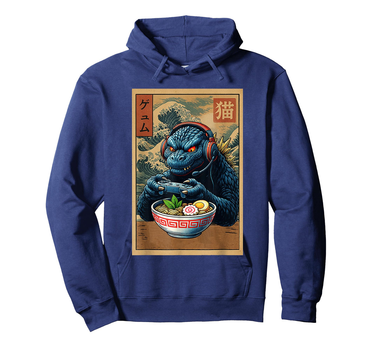 Funny Eating Ramen Japanese Monster Game Lover Birthday T-Shirt