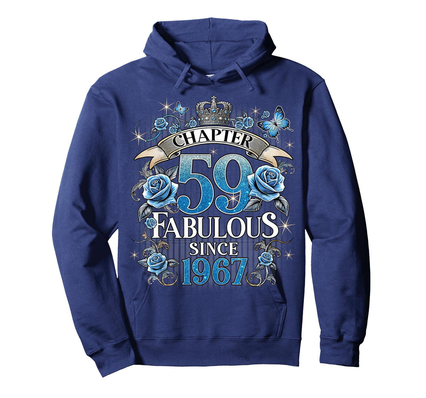 Chapter 59 Fabulous Since 1967 Roses 59th Birthday Women T-Shirt