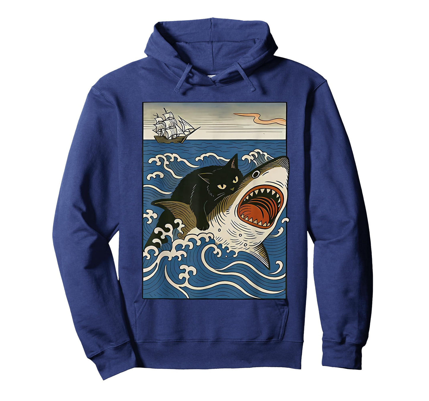 cat Hunting Shark T-Shirt