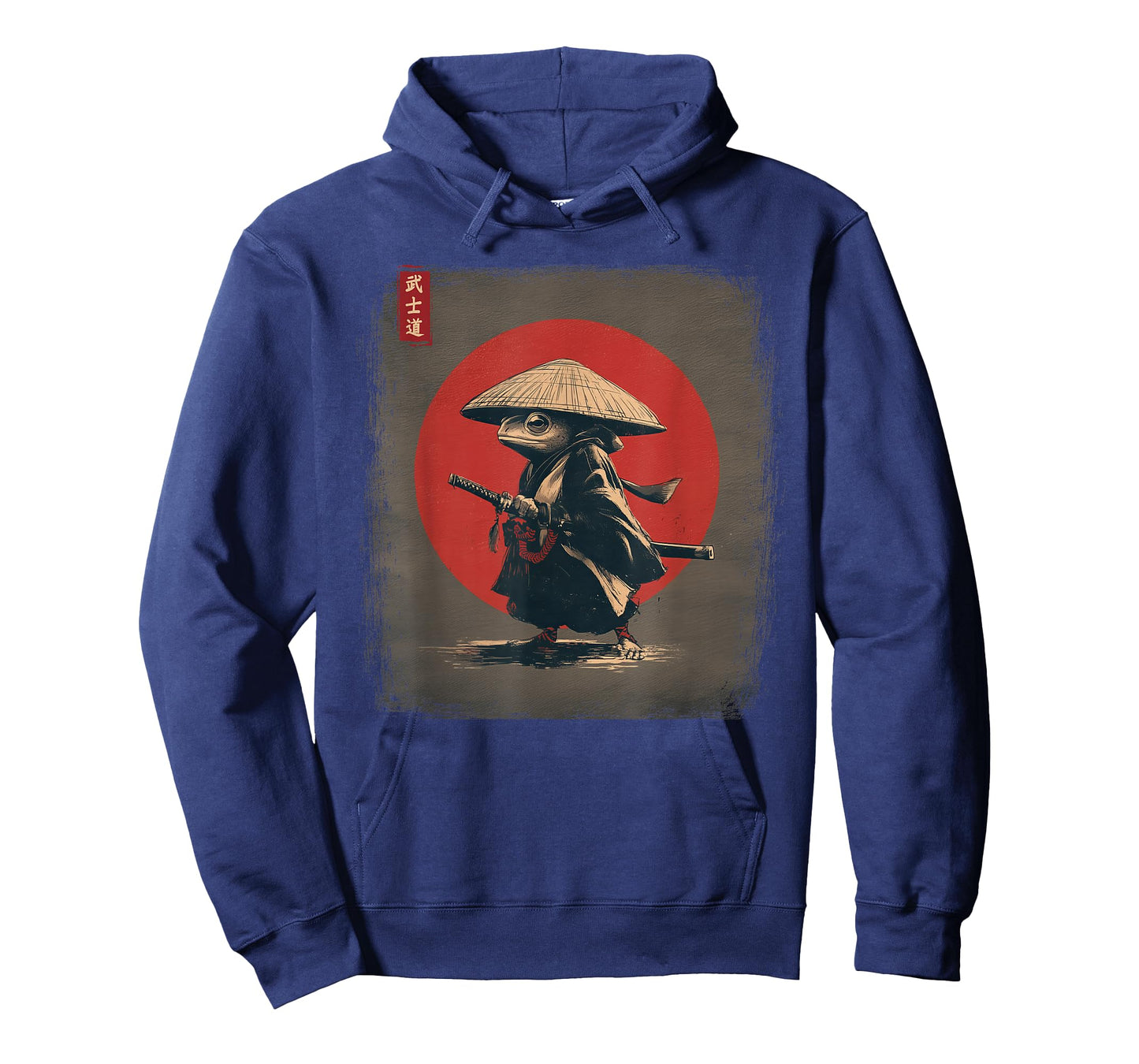 Japanese Frog Samurai Bushido Warrior Kaeru Ukiyo-e Ink Art T-Shirt