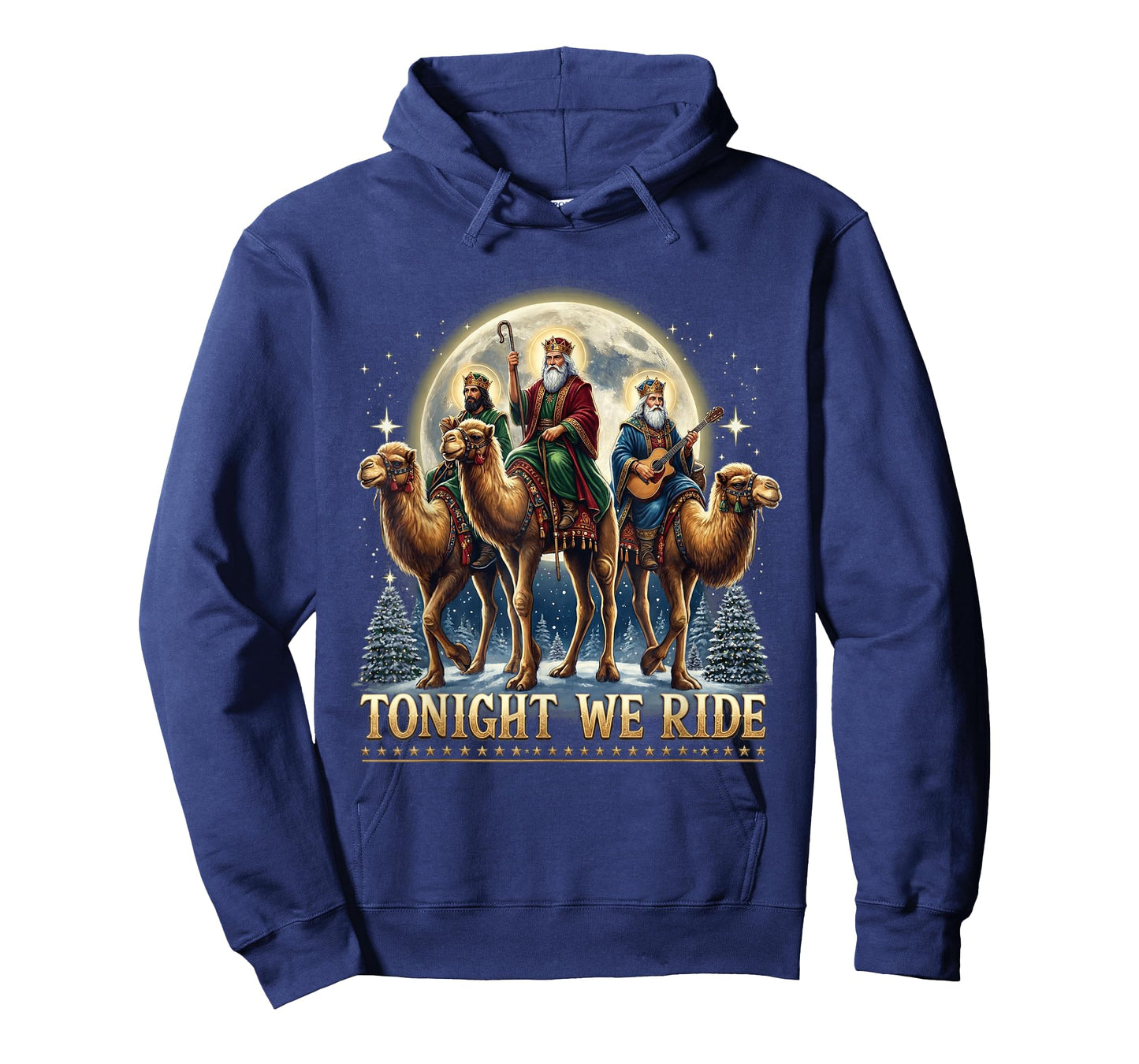 Tonight We re Ride Christmas 3 Wise Men Xmas Jesus Camel T-Shirt