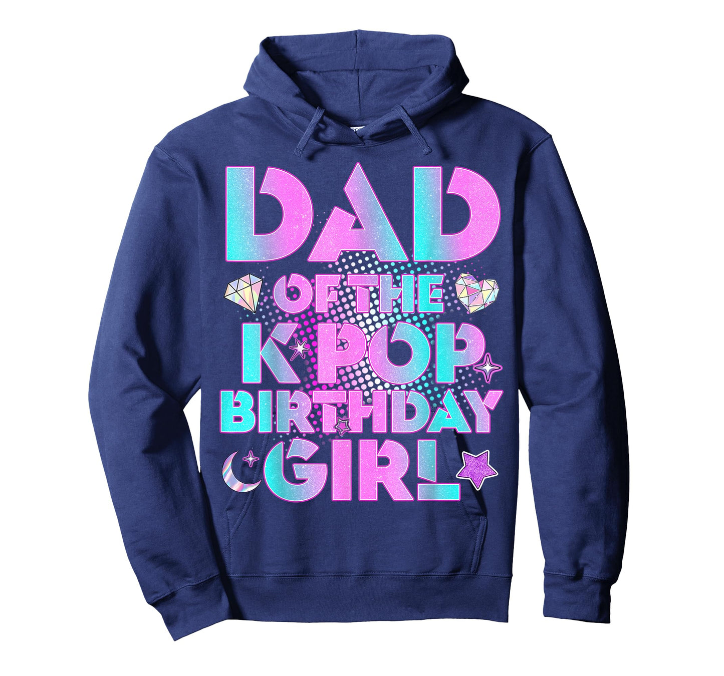 Daddy Dad of The K-Pop Birthday Girl Matching Family Fathers T-Shirt