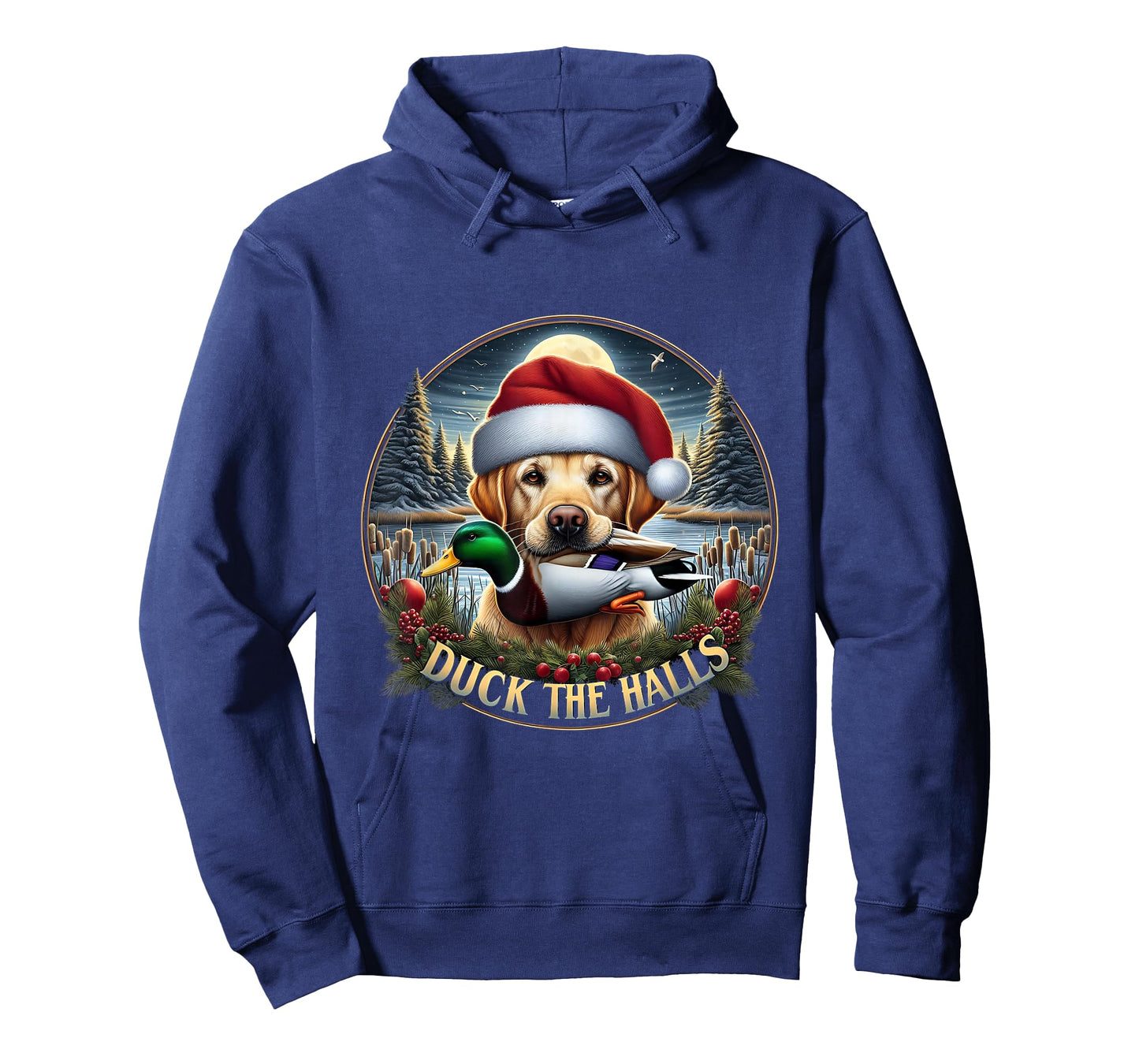 Dog Santa Duck Hunting Christmas Funny Adventure Awaits T-Shirt