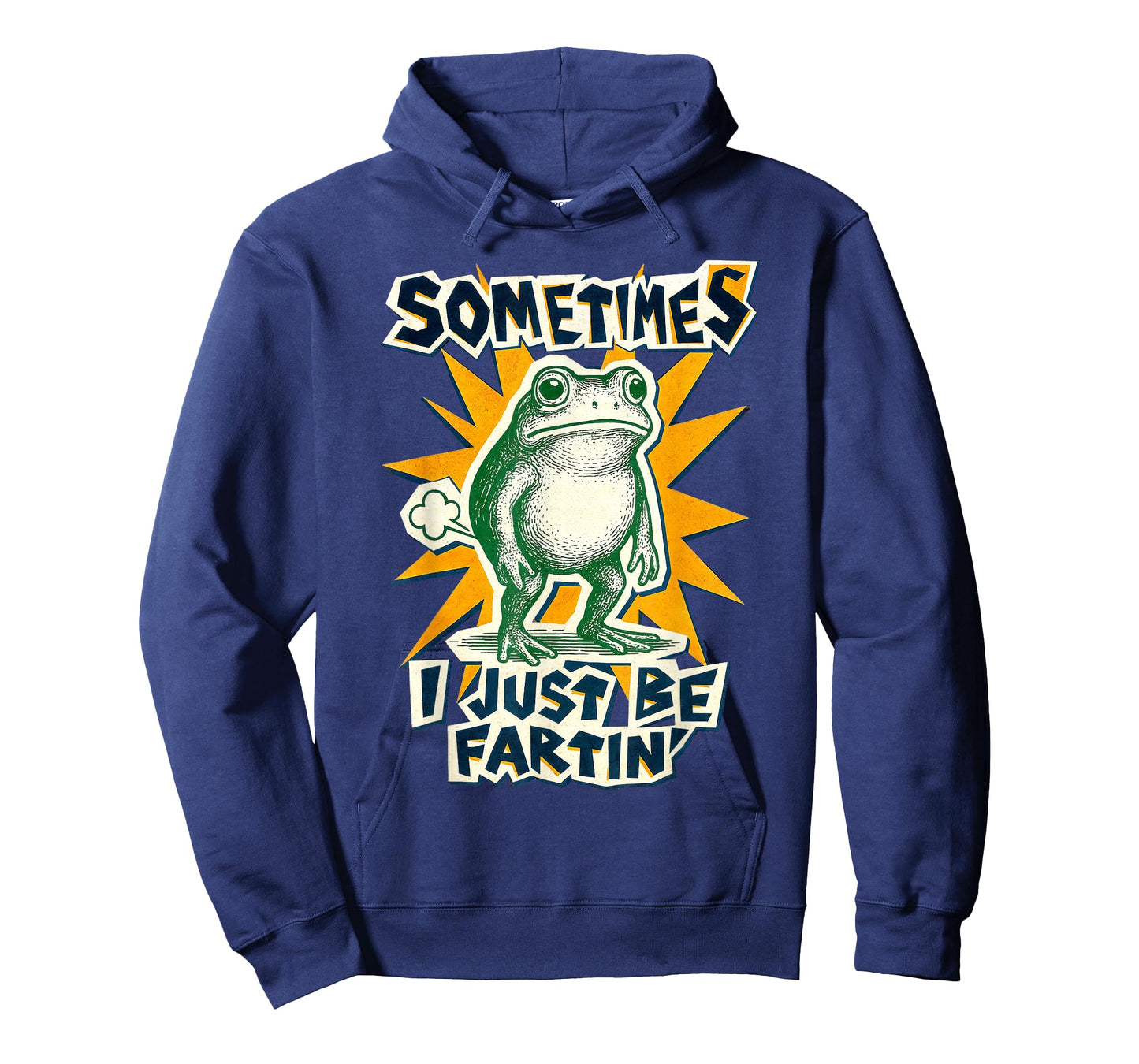 Sometimes I Just Be Fartin' Frog DIY Collage Poster Tee Kids T-Shirt