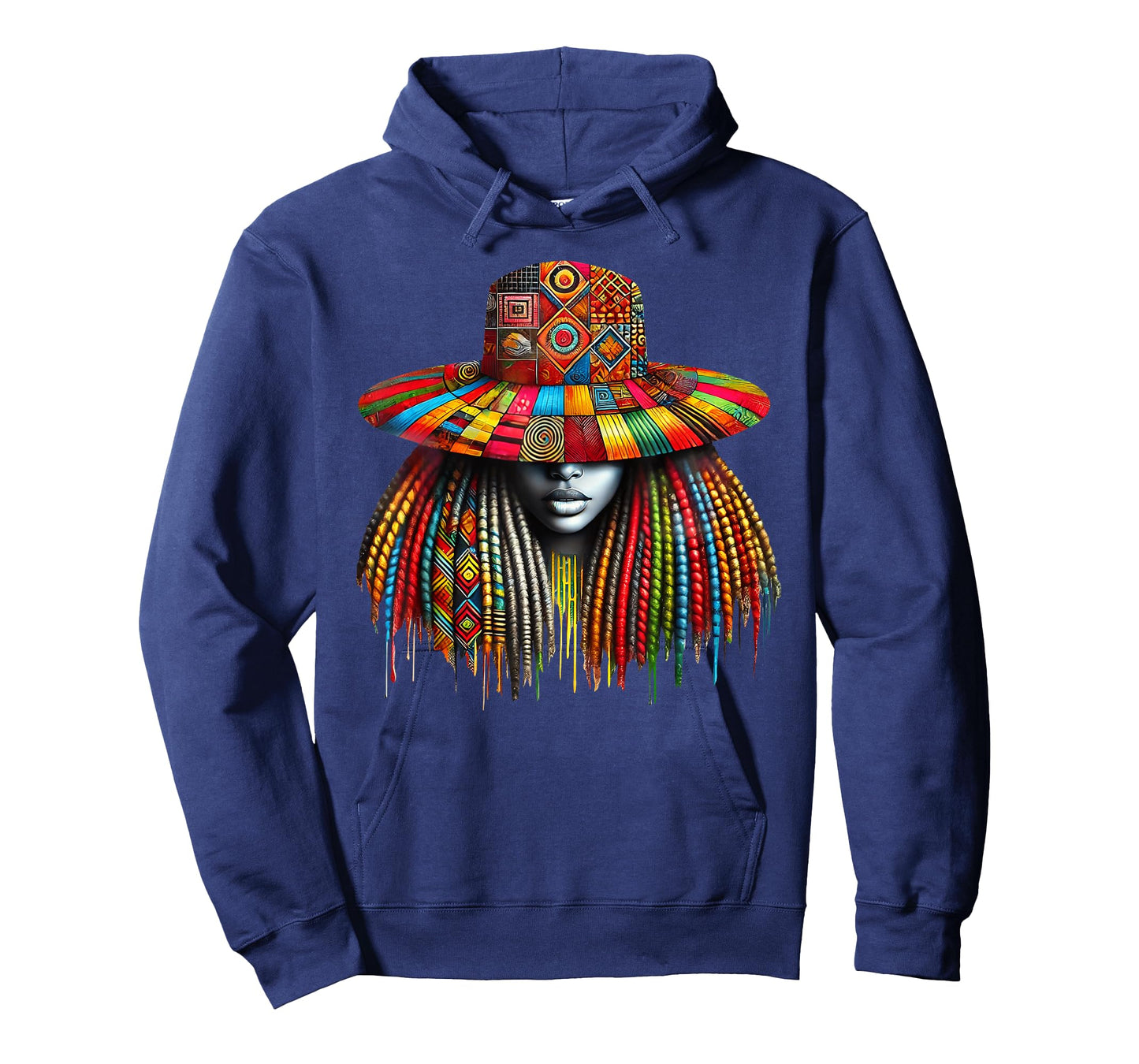 Afro Black Woman African Melanin Queen Black History Month T-Shirt