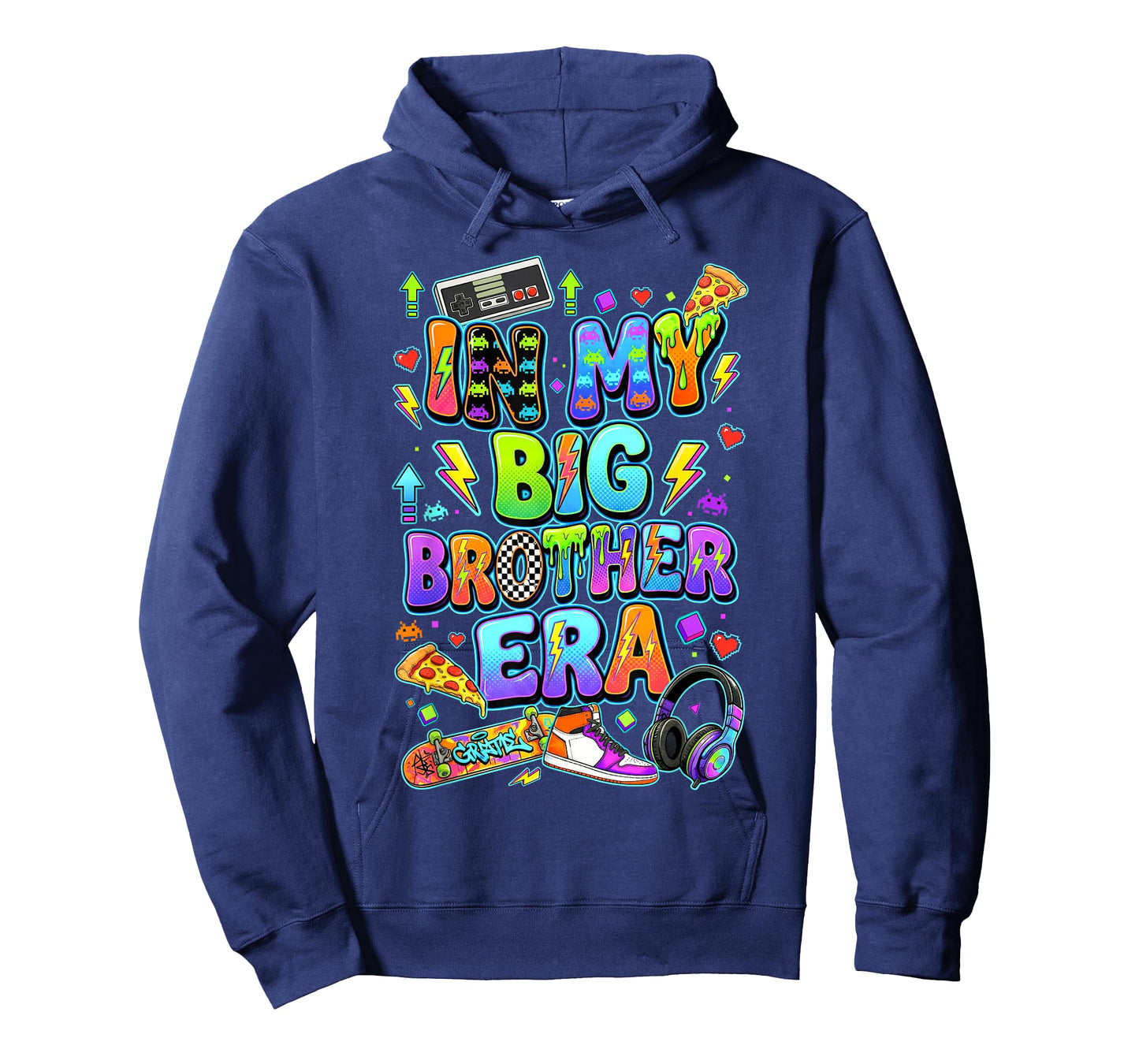 in My Big-Brother Era Retro Gamer Boys Sibling Announcement T-Shirt